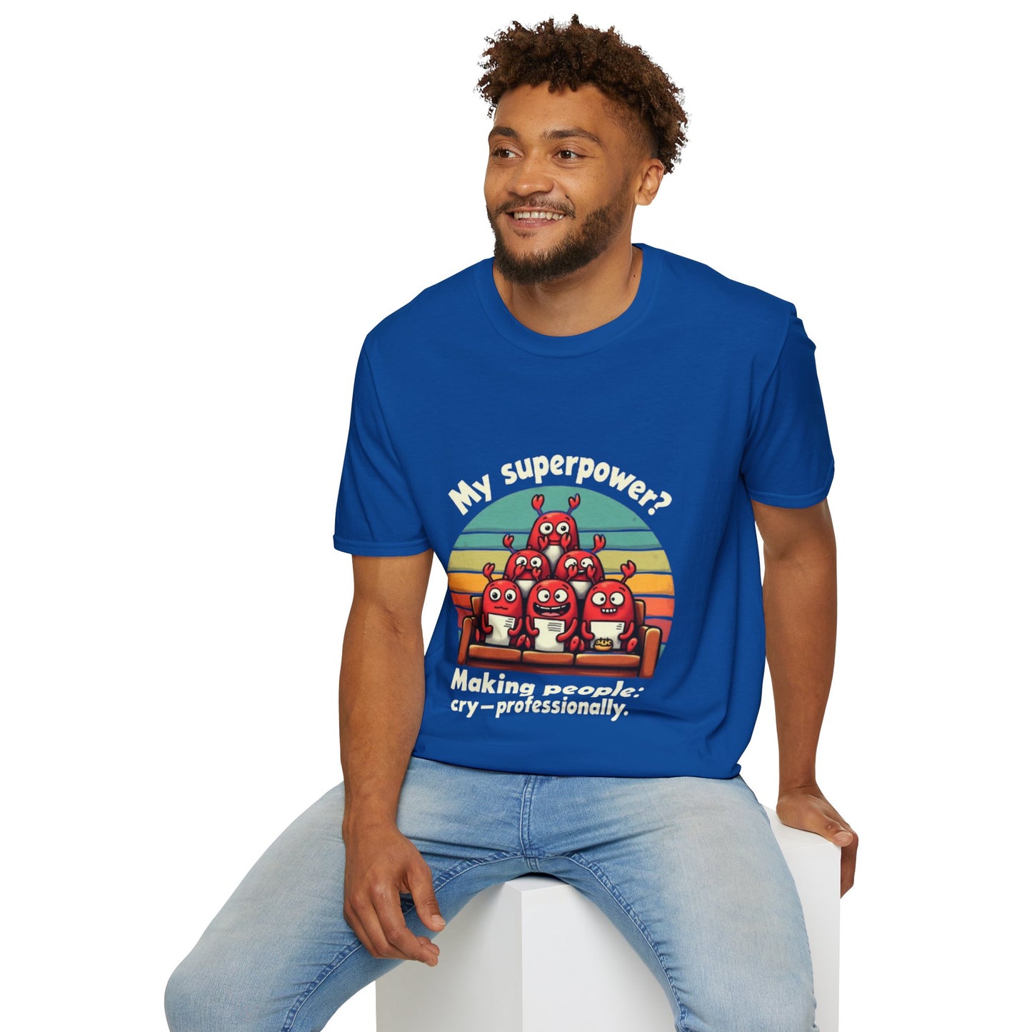 Funny Unisex Softstyle Tee -My Superpower