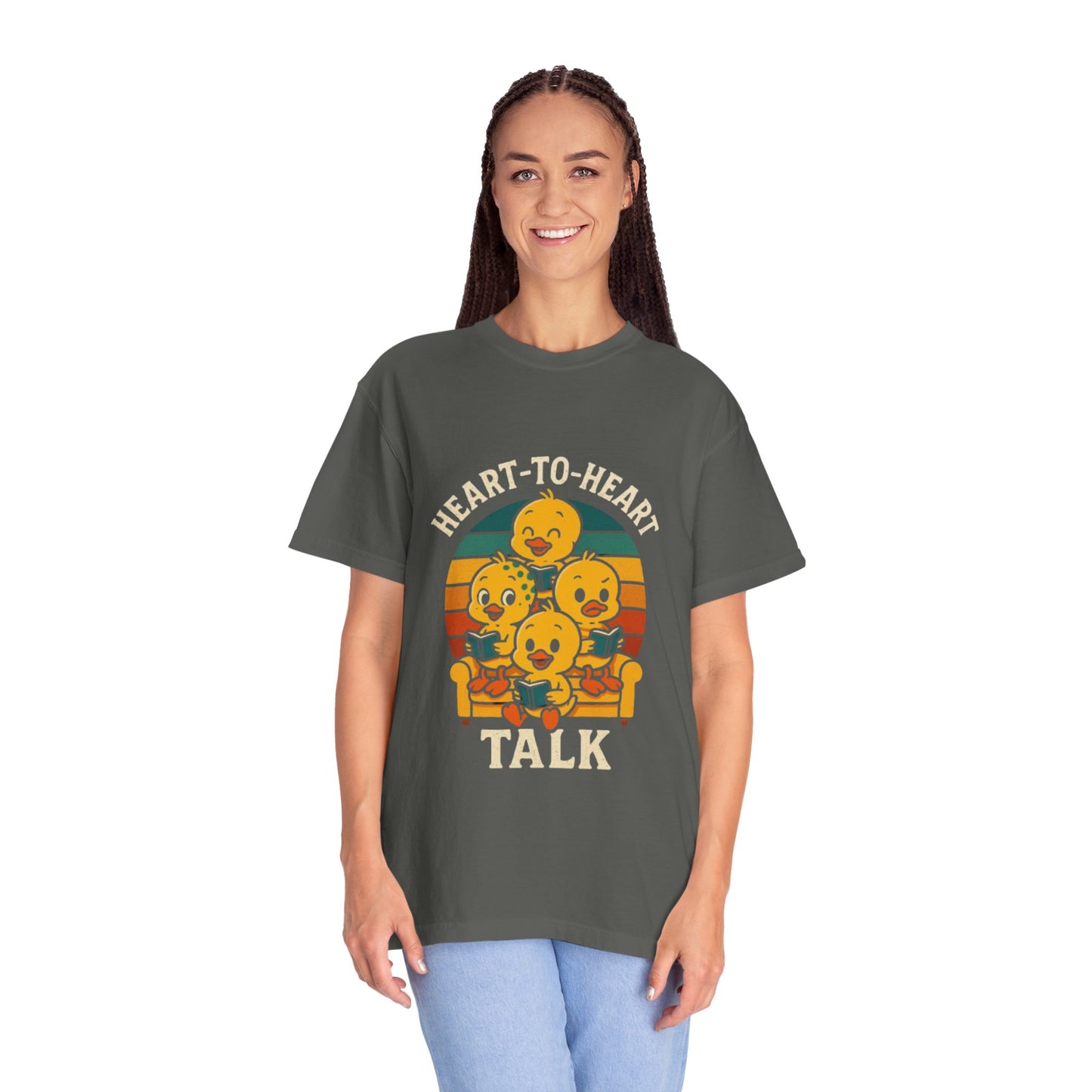 Unisex Garment-Dyed T-Shirt -Heart-to-Heart Talk