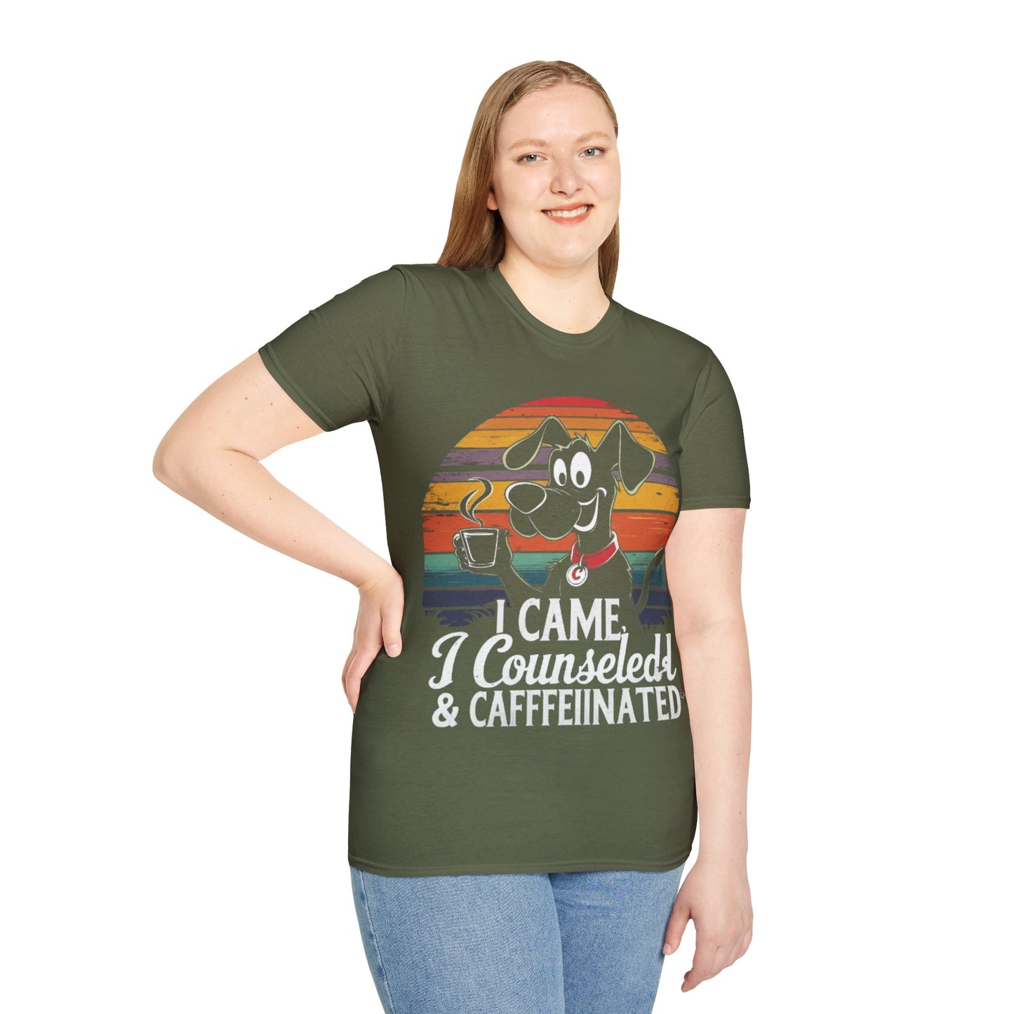 Fun Counselor T-Shirt -I Came I Counseled