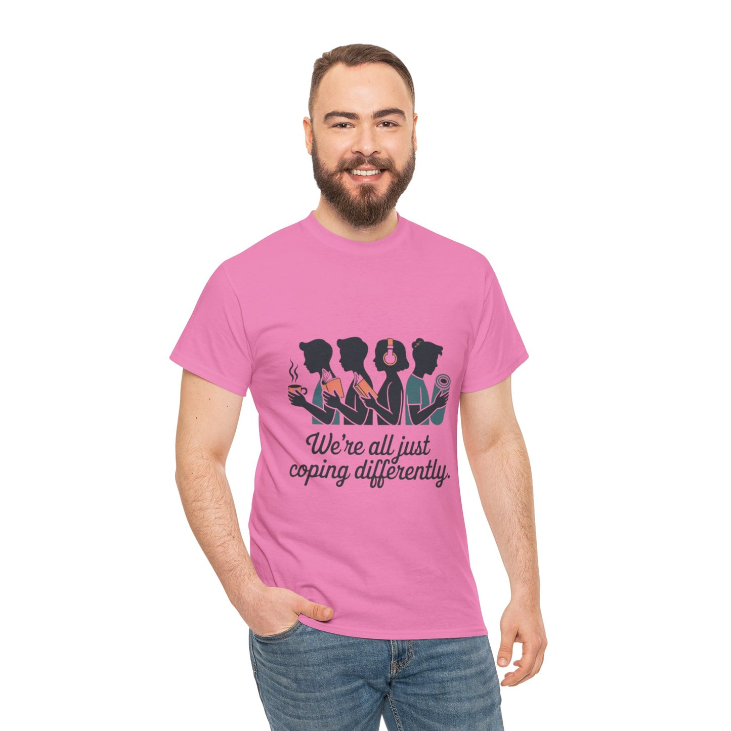 Coping Together Unisex Tee - Mental Health Awareness Apparel