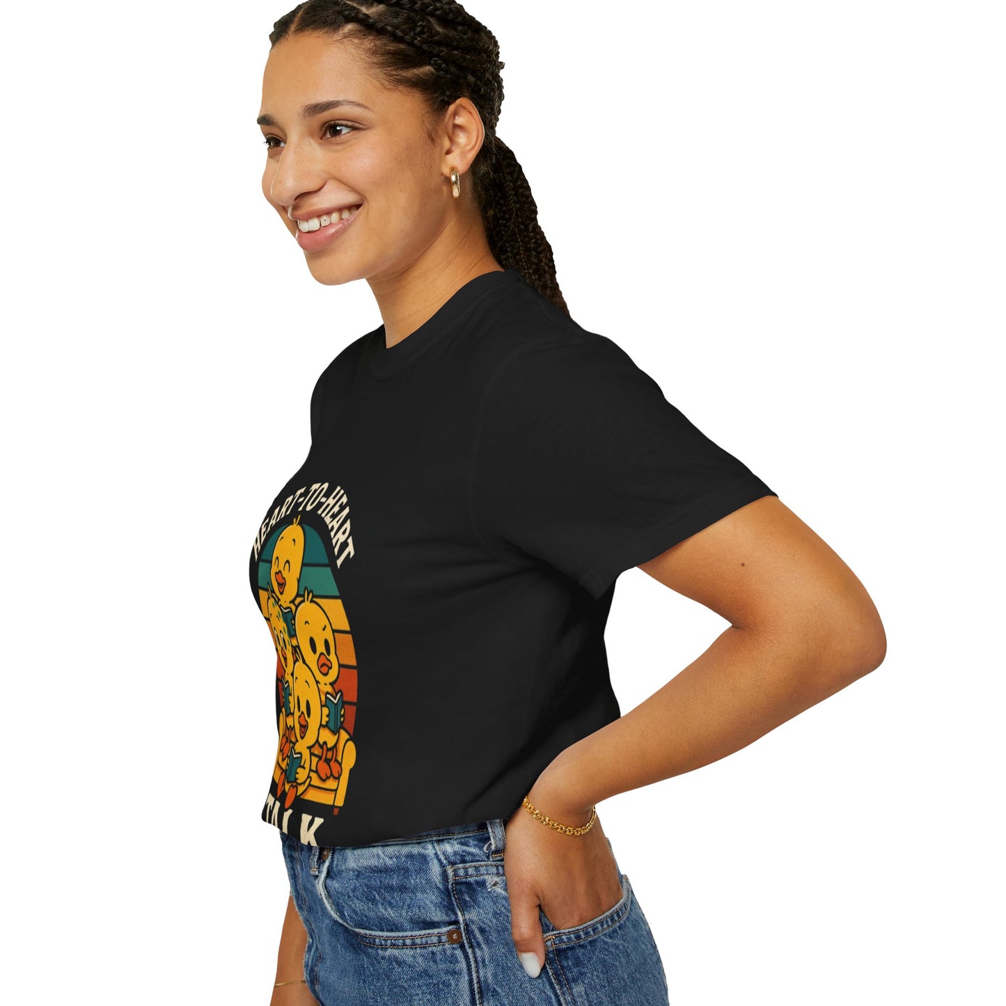 Unisex Garment-Dyed T-Shirt -Heart-to-Heart Talk