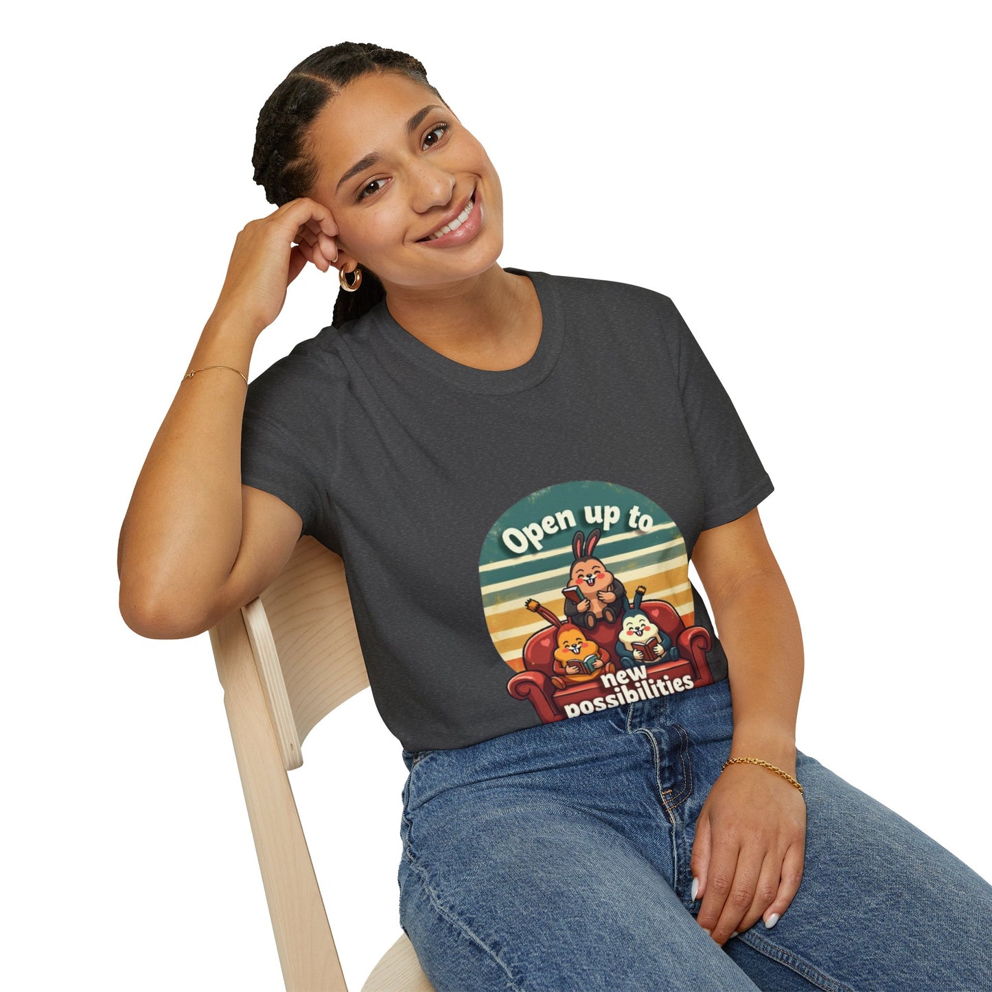 Motivational T-Shirt - Open Up to New Possibilities
