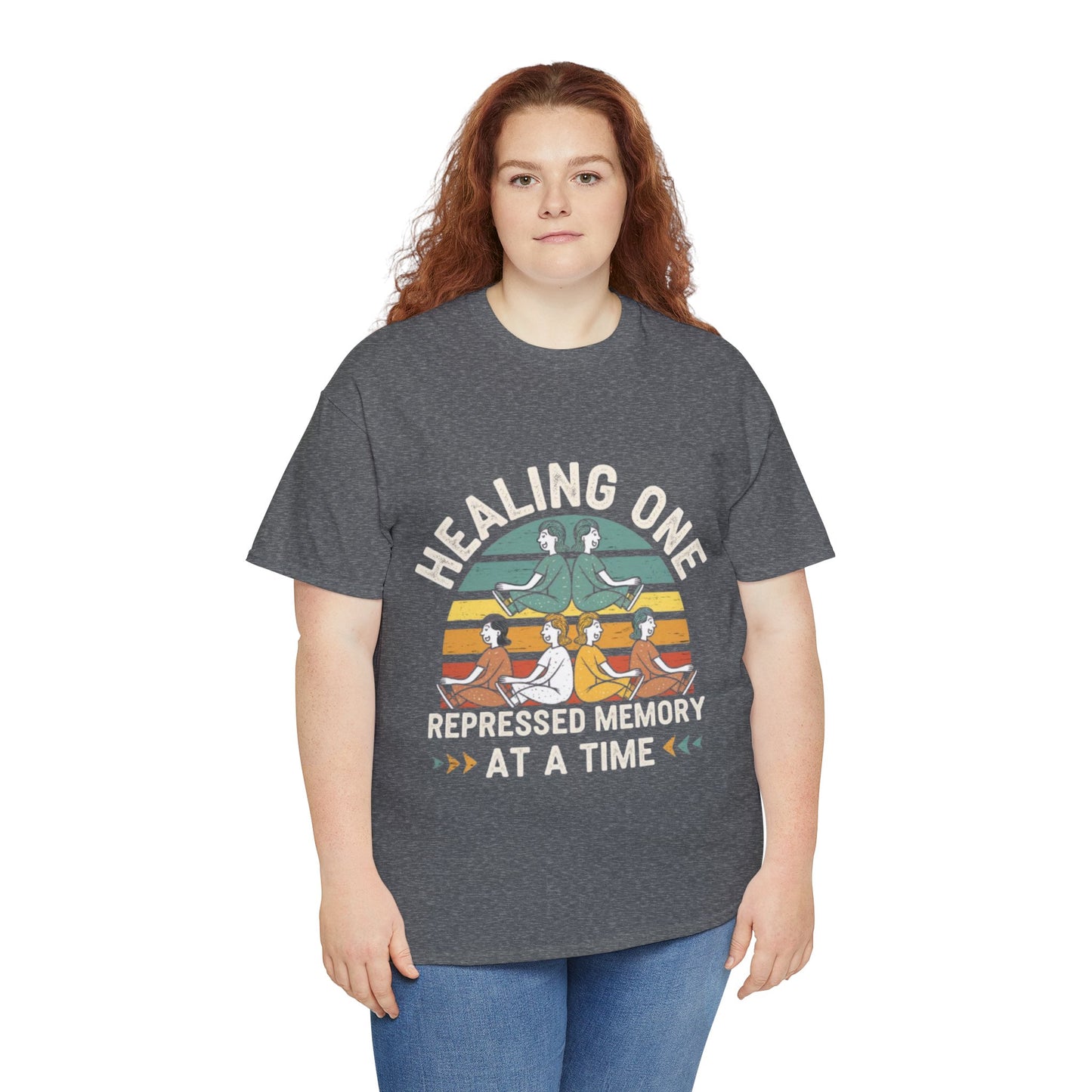 Unisex Heavy Cotton Tee -Healing repressed memories one at a time