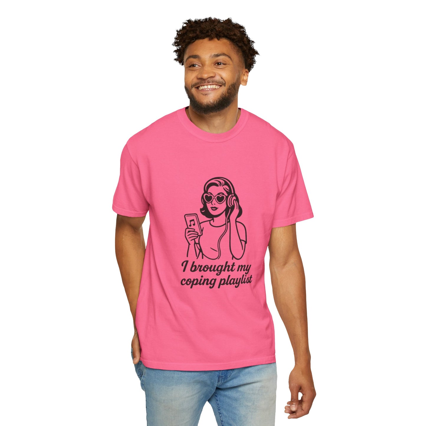 Chill Vibes T-Shirt, I Brought My Coping Playlist Unisex Tee