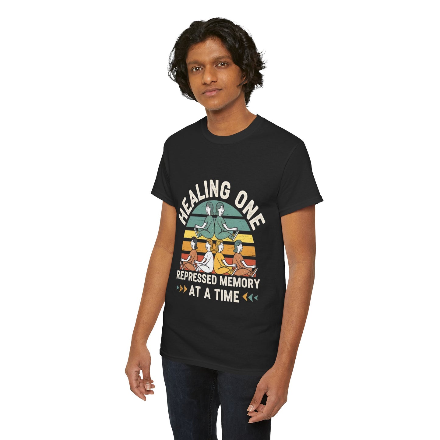 Unisex Heavy Cotton Tee -Healing repressed memories one at a time