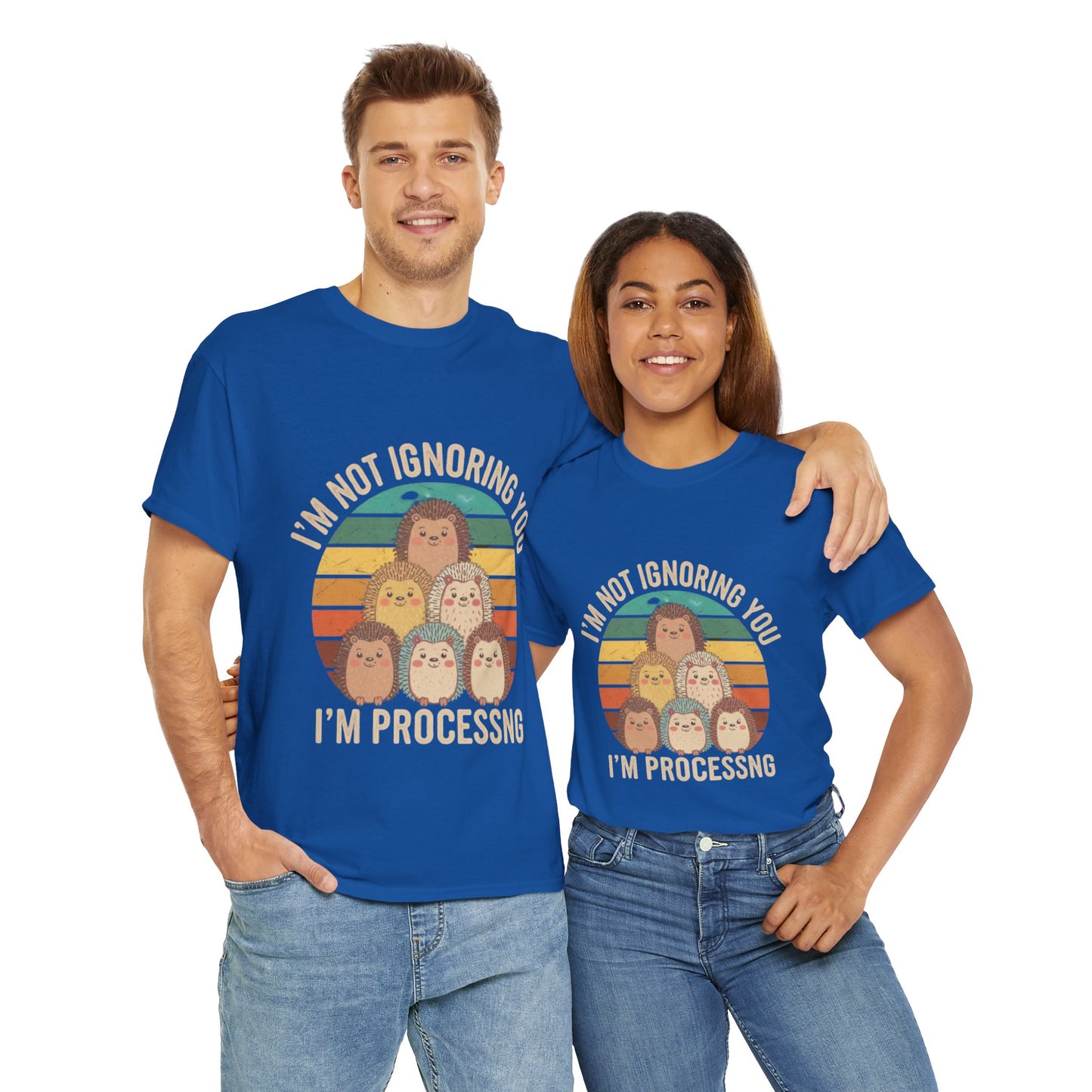 Funny Psychology Unisex Tee - 'I'm Not Ignoring You, I'm Processing'