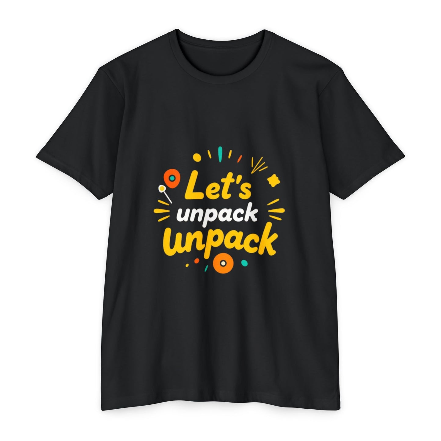 Graphic Tee Unisex T-Shirt - Let's Unpack Design
