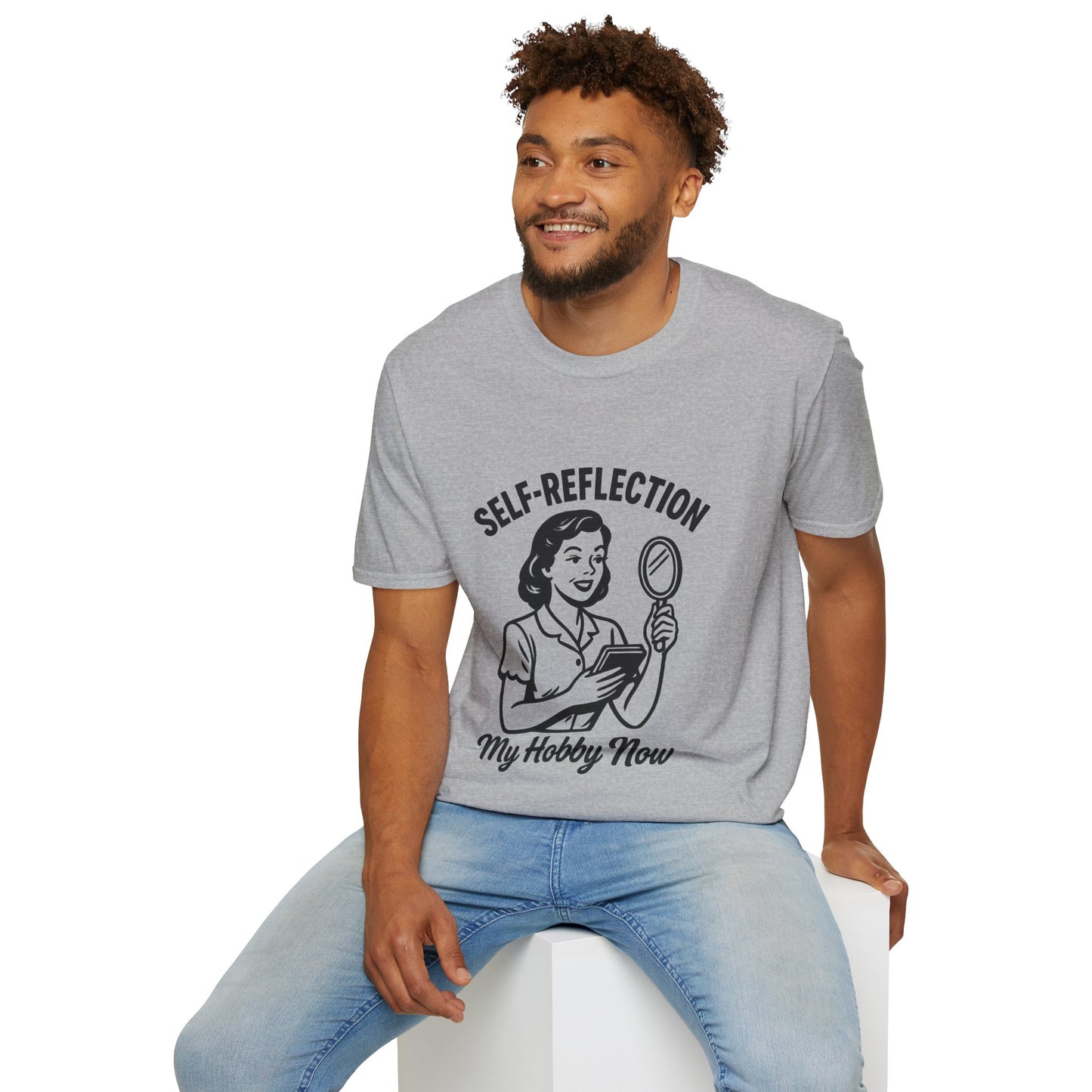 Self-Reflection Motivational Unisex T-Shirt, Self-Care Gift