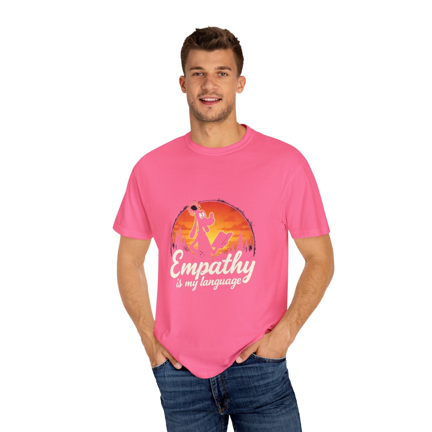 Unisex Garment-Dyed Tee -Empathy is My Language