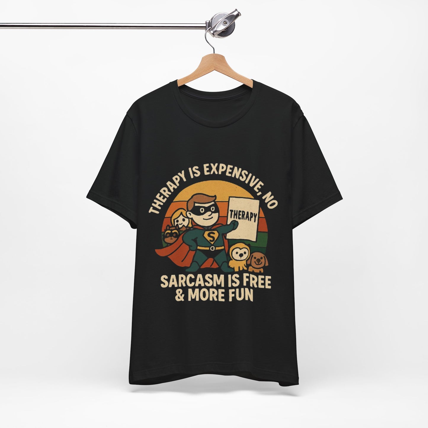 Therapy Humor Tee | Unisex Jersey Short Sleeve Tee, Mental Health Awareness