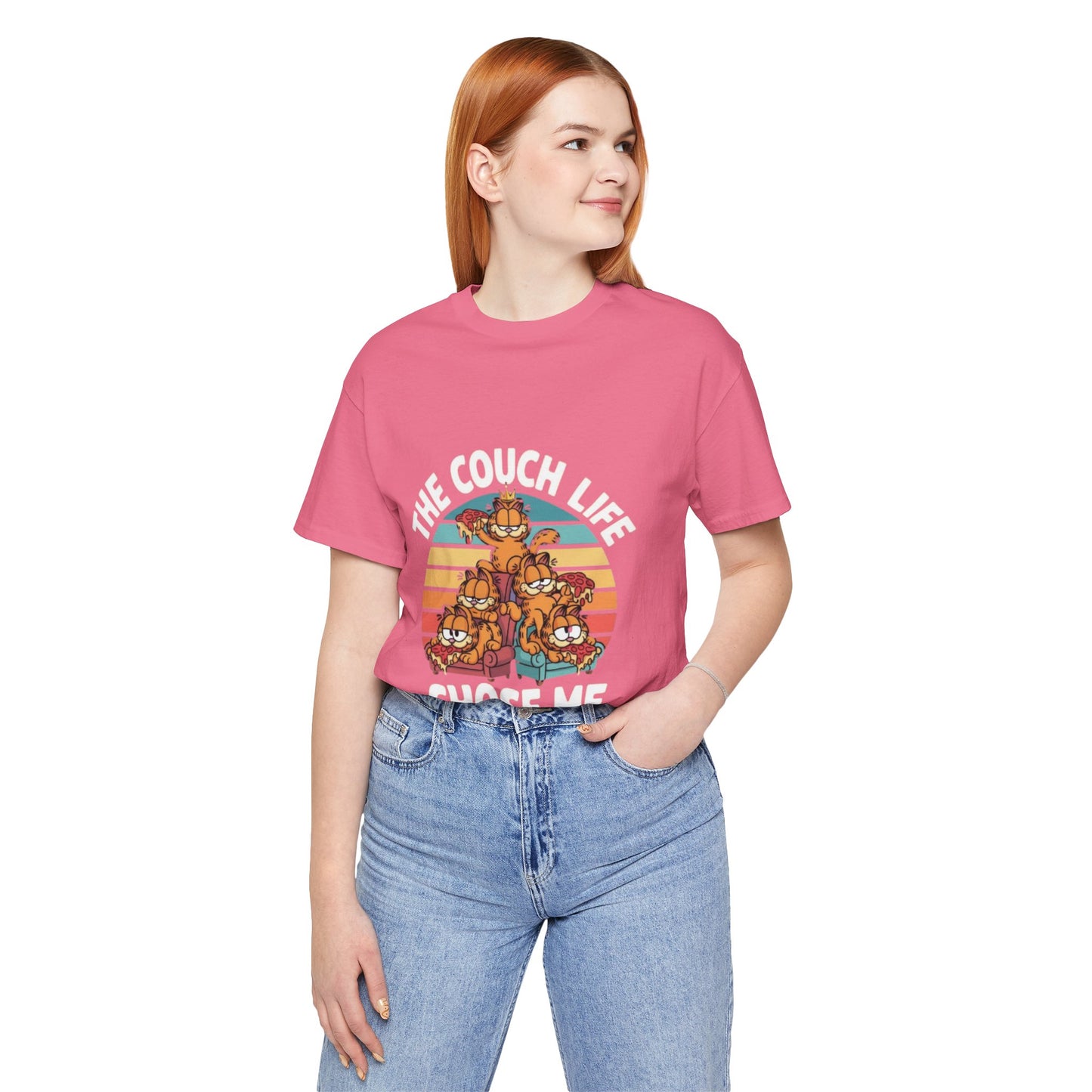 Vintage Unisex Tee - The Couch Life Chose Me