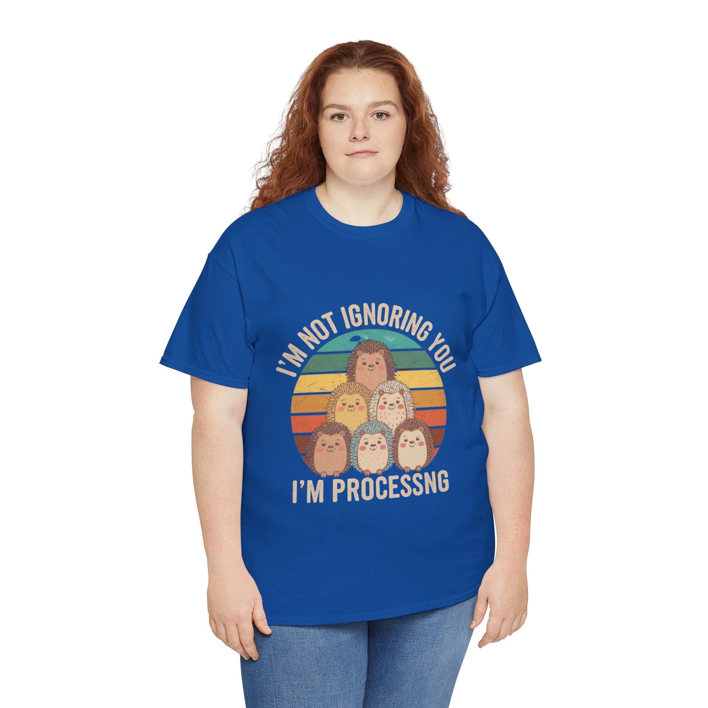 Funny Psychology Unisex Tee - 'I'm Not Ignoring You, I'm Processing'
