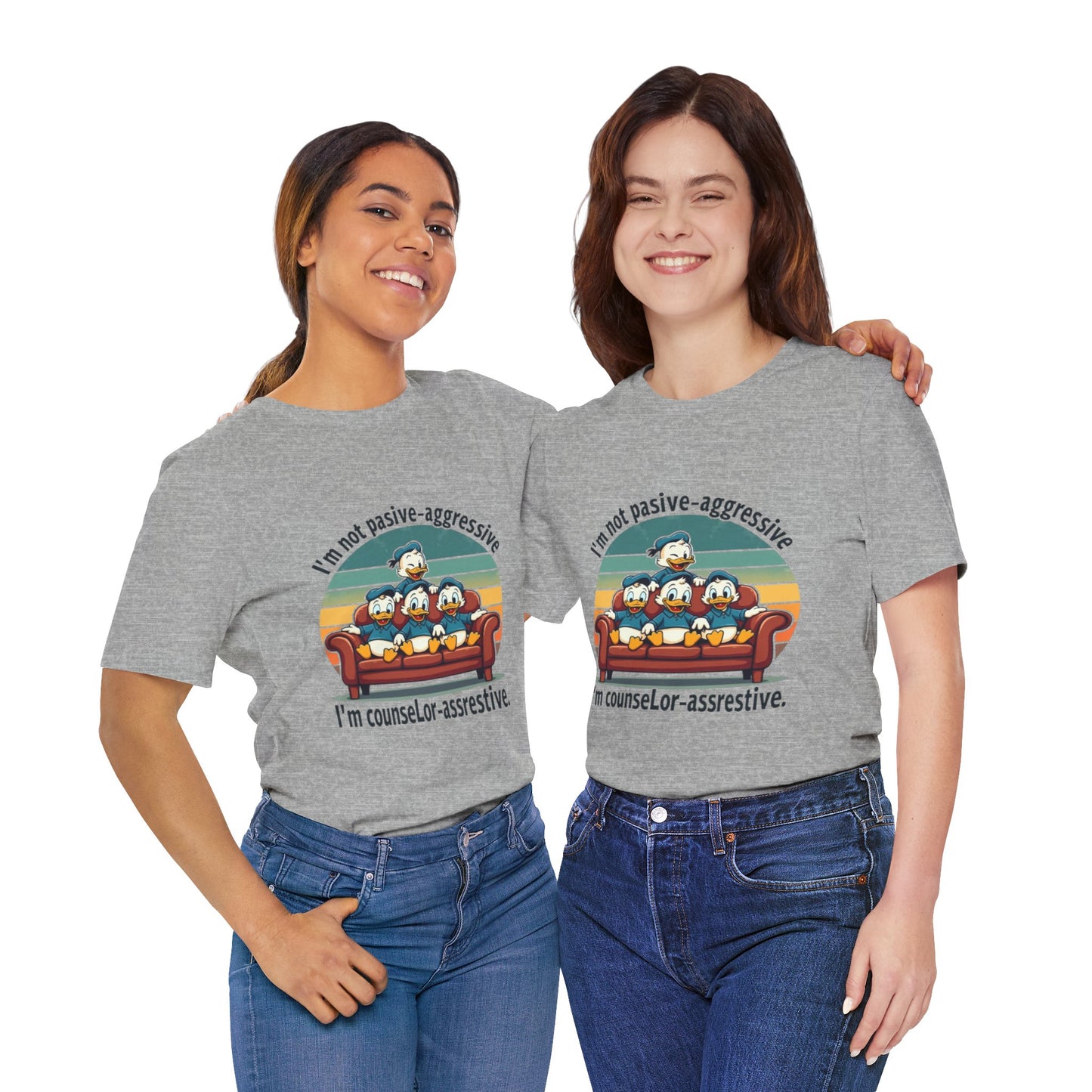 Unisex Jersey Short Sleeve T-Shirt -Funny Counsel-Assertive Tee