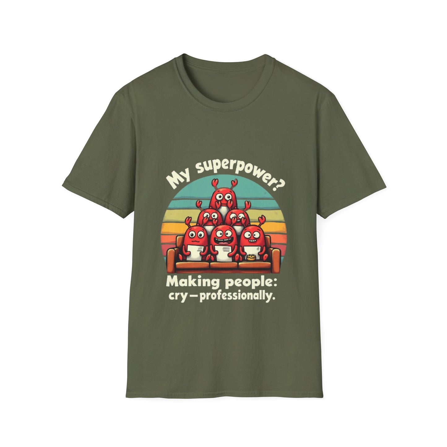 Funny Unisex Softstyle Tee -My Superpower