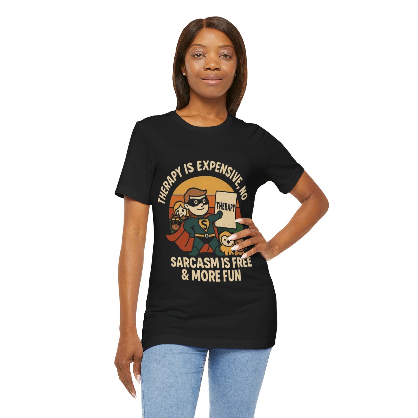 Therapy Humor Tee | Unisex Jersey Short Sleeve Tee, Mental Health Awareness