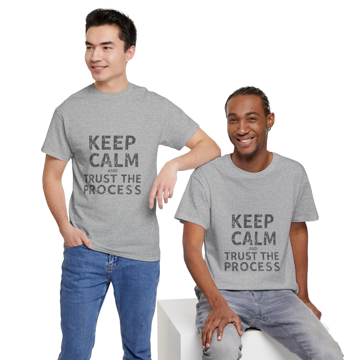 Unisex Heavy Cotton Tee -Keep Calm