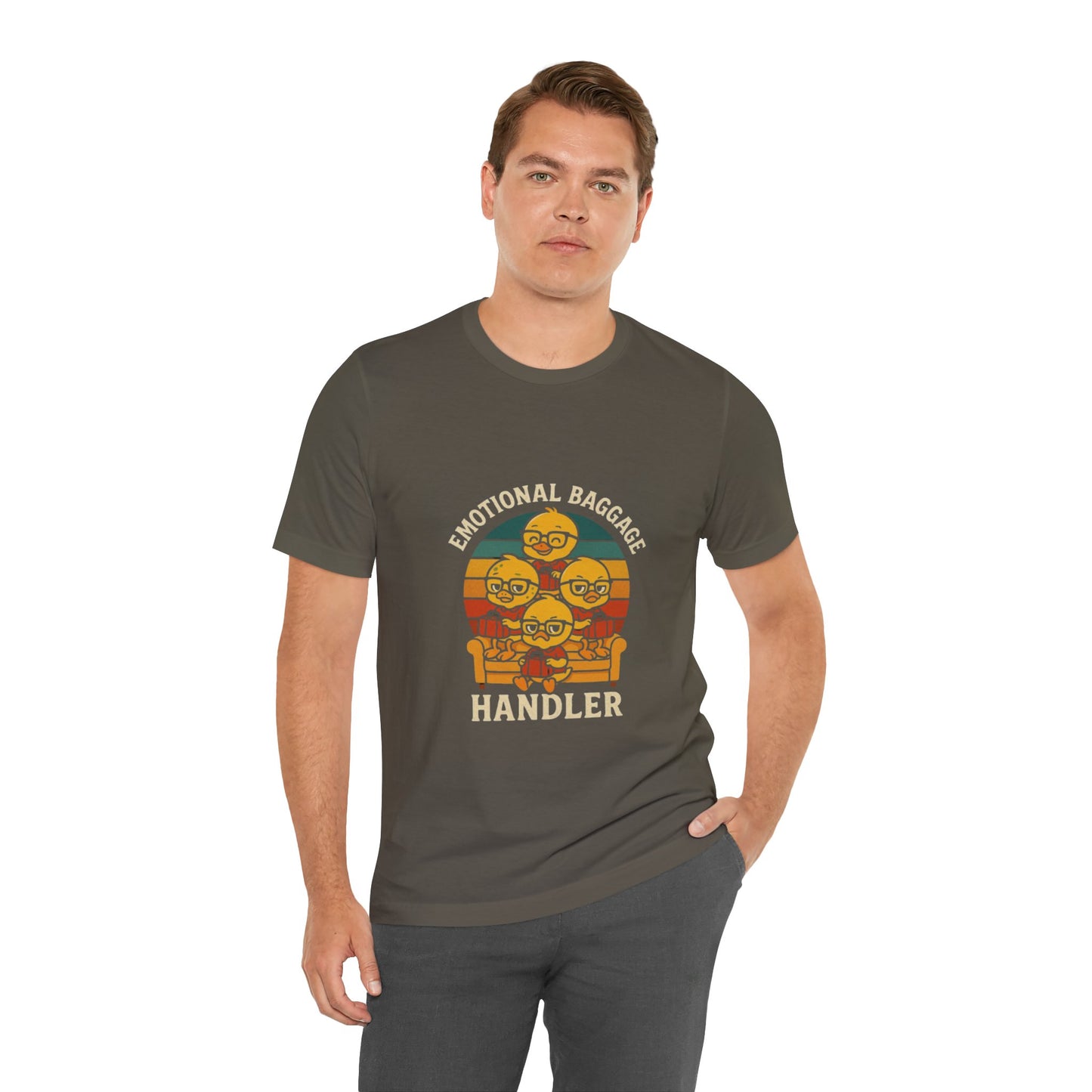 Unisex Jersey Short Sleeve T-Shirt - Emotional Baggage Handler