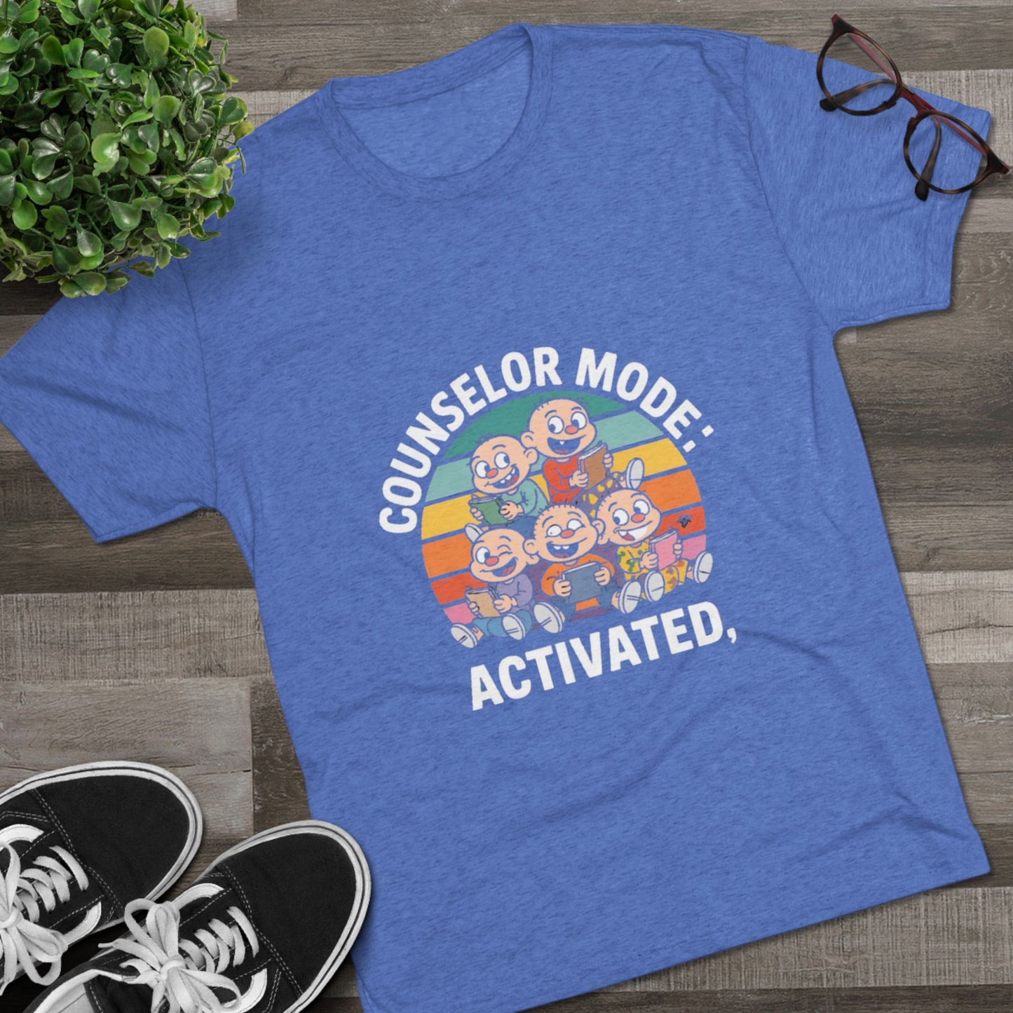 Unisex Tri-Blend Tee -Counselor Mode Activated