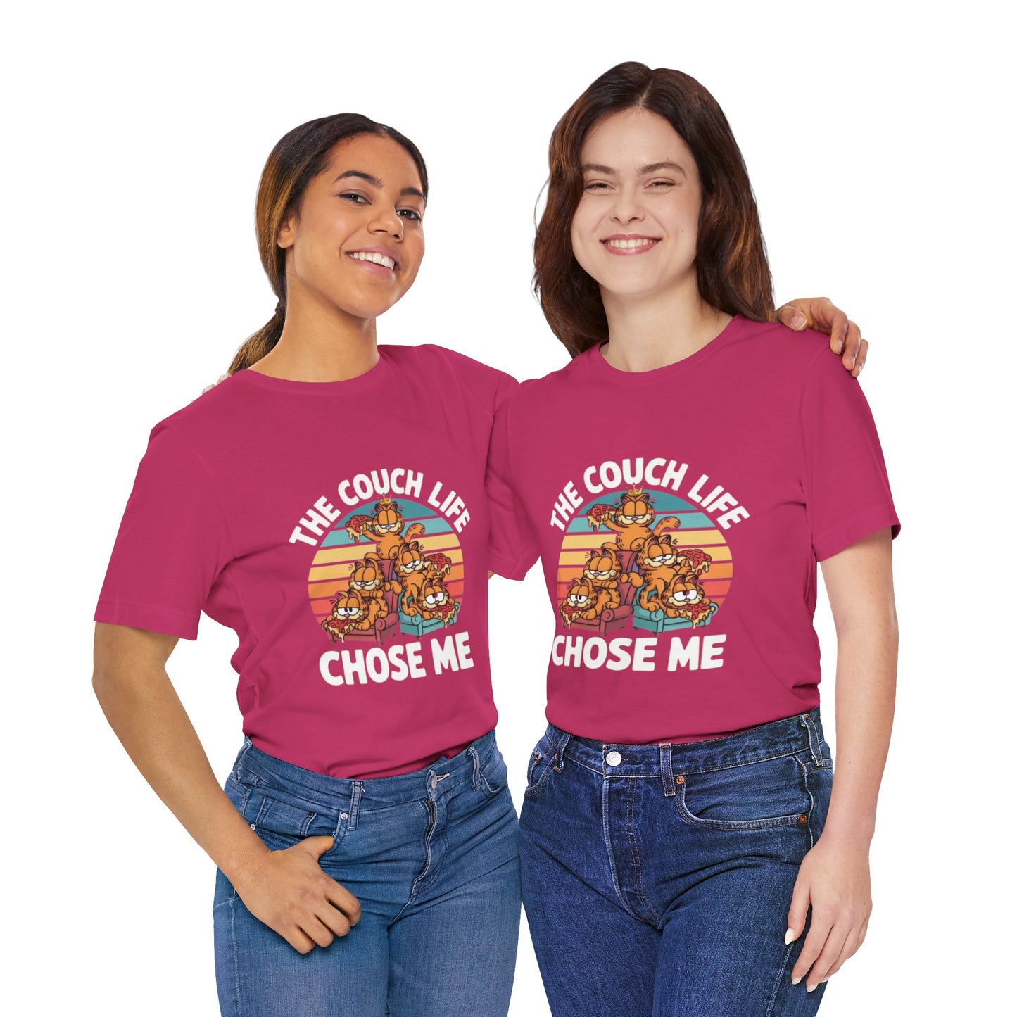 Vintage Unisex Tee - The Couch Life Chose Me