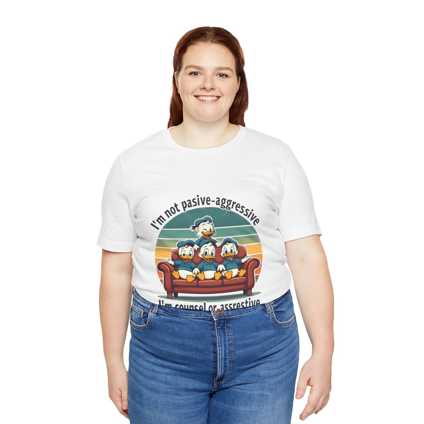 Unisex Jersey Short Sleeve T-Shirt -Funny Counsel-Assertive Tee