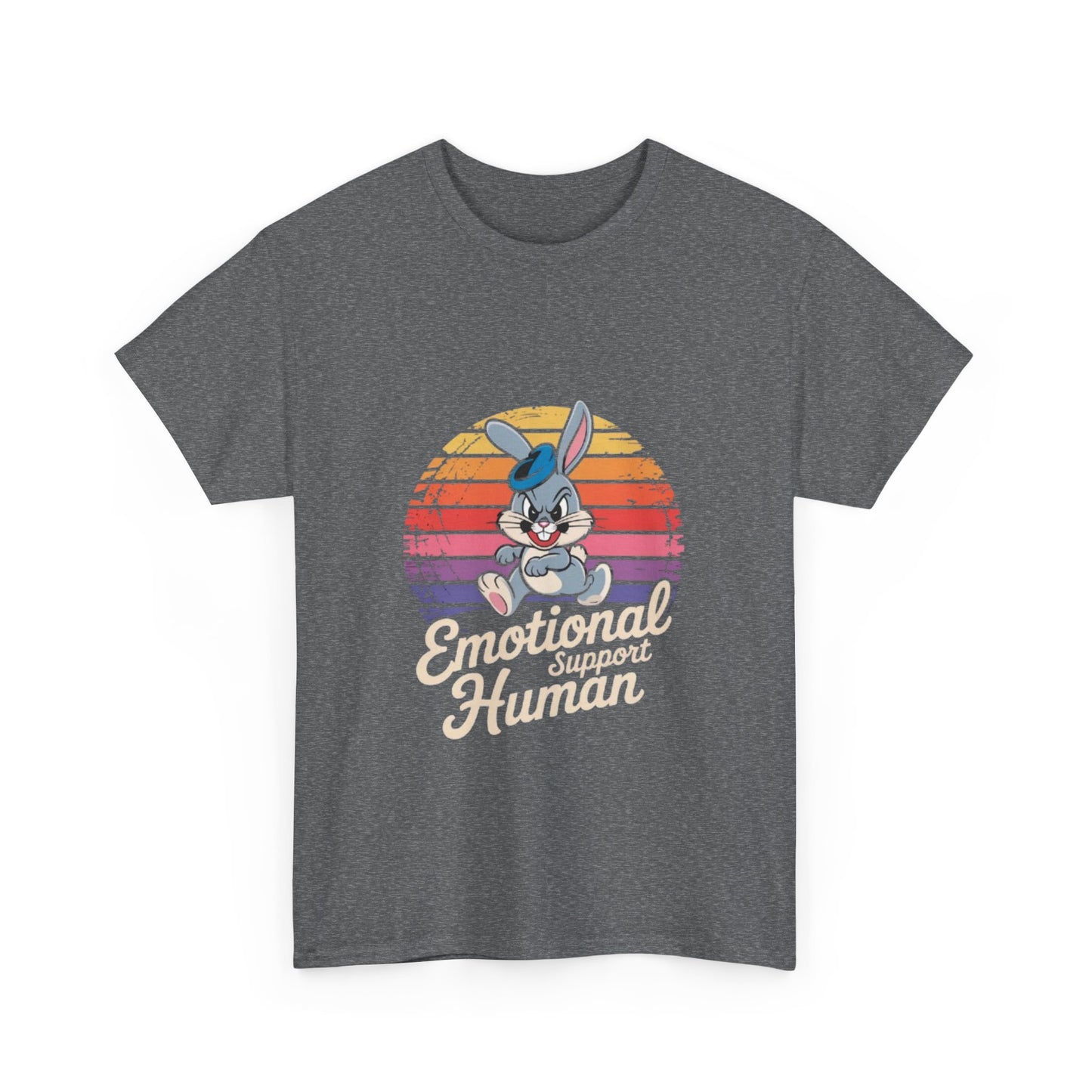 Unisex Heavy Cotton T-Shirt -Emotional Support Human Tee