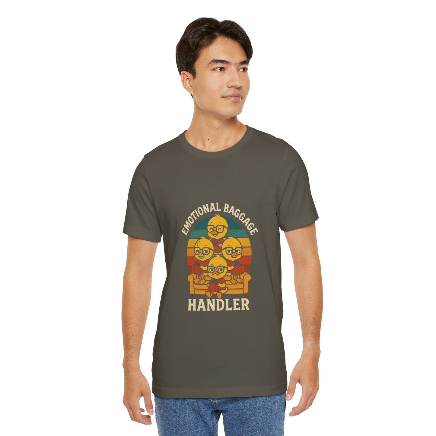 Unisex Jersey Short Sleeve T-Shirt - Emotional Baggage Handler