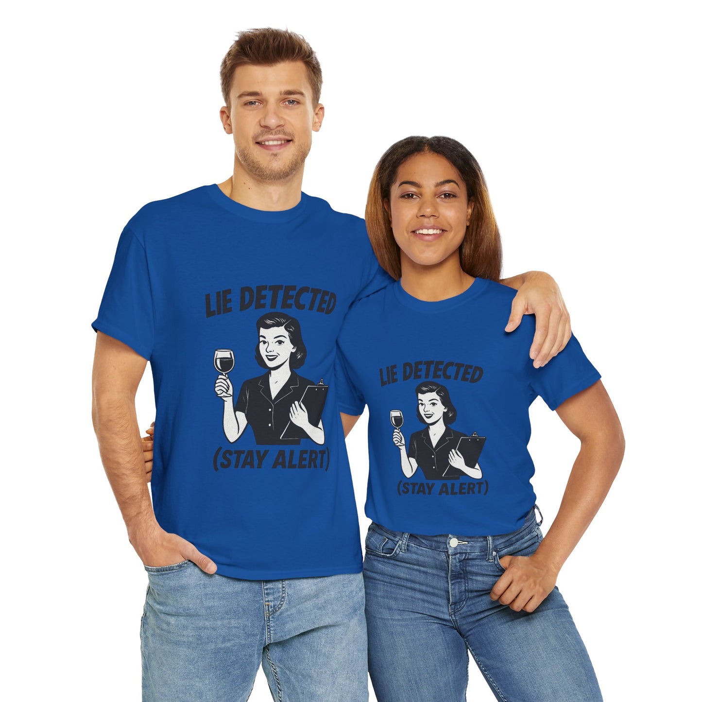 Funny Lie Detected Unisex Tee