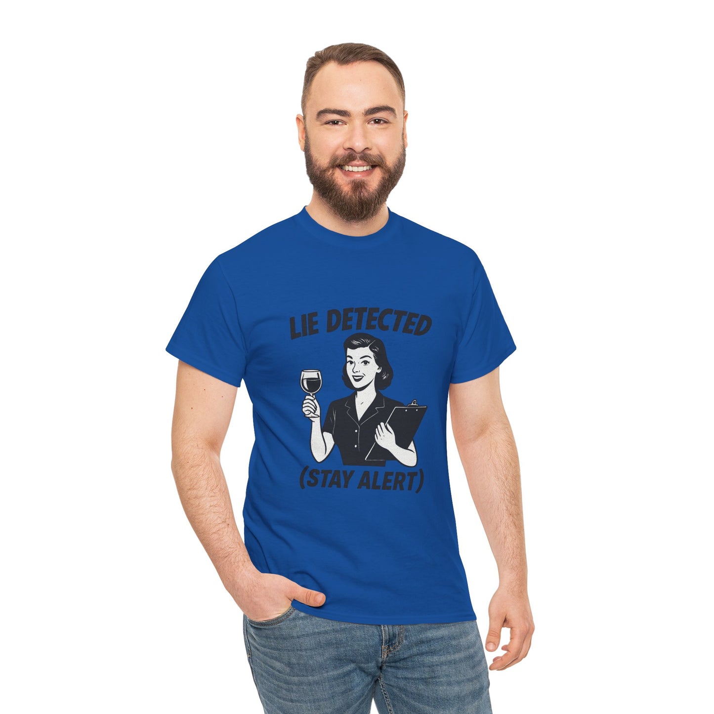 Funny Lie Detected Unisex Tee