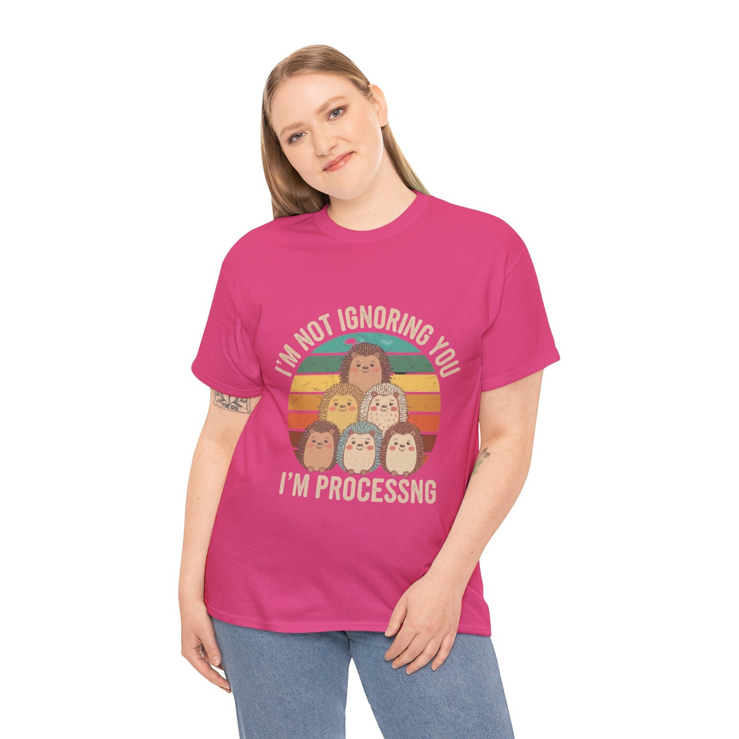 Funny Psychology Unisex Tee - 'I'm Not Ignoring You, I'm Processing'