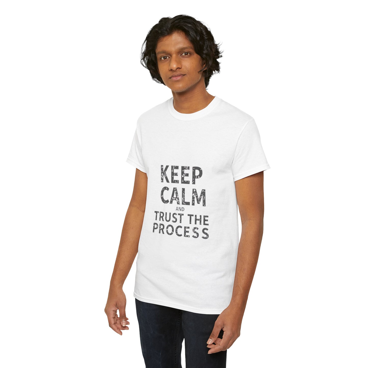 Unisex Heavy Cotton Tee -Keep Calm