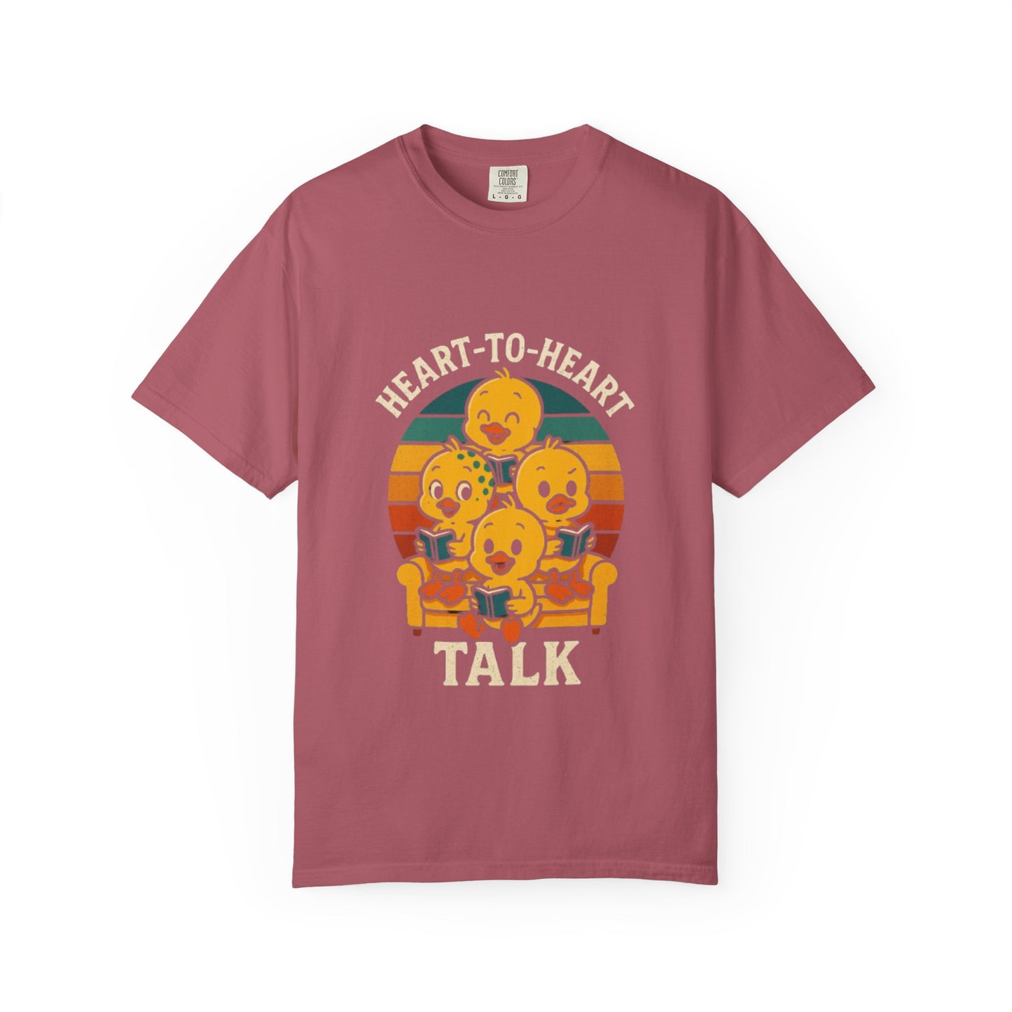 Unisex Garment-Dyed T-Shirt -Heart-to-Heart Talk