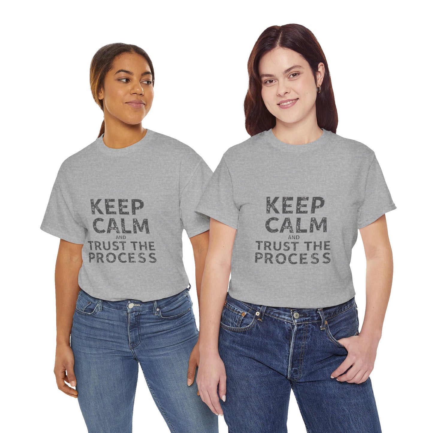 Unisex Heavy Cotton Tee -Keep Calm