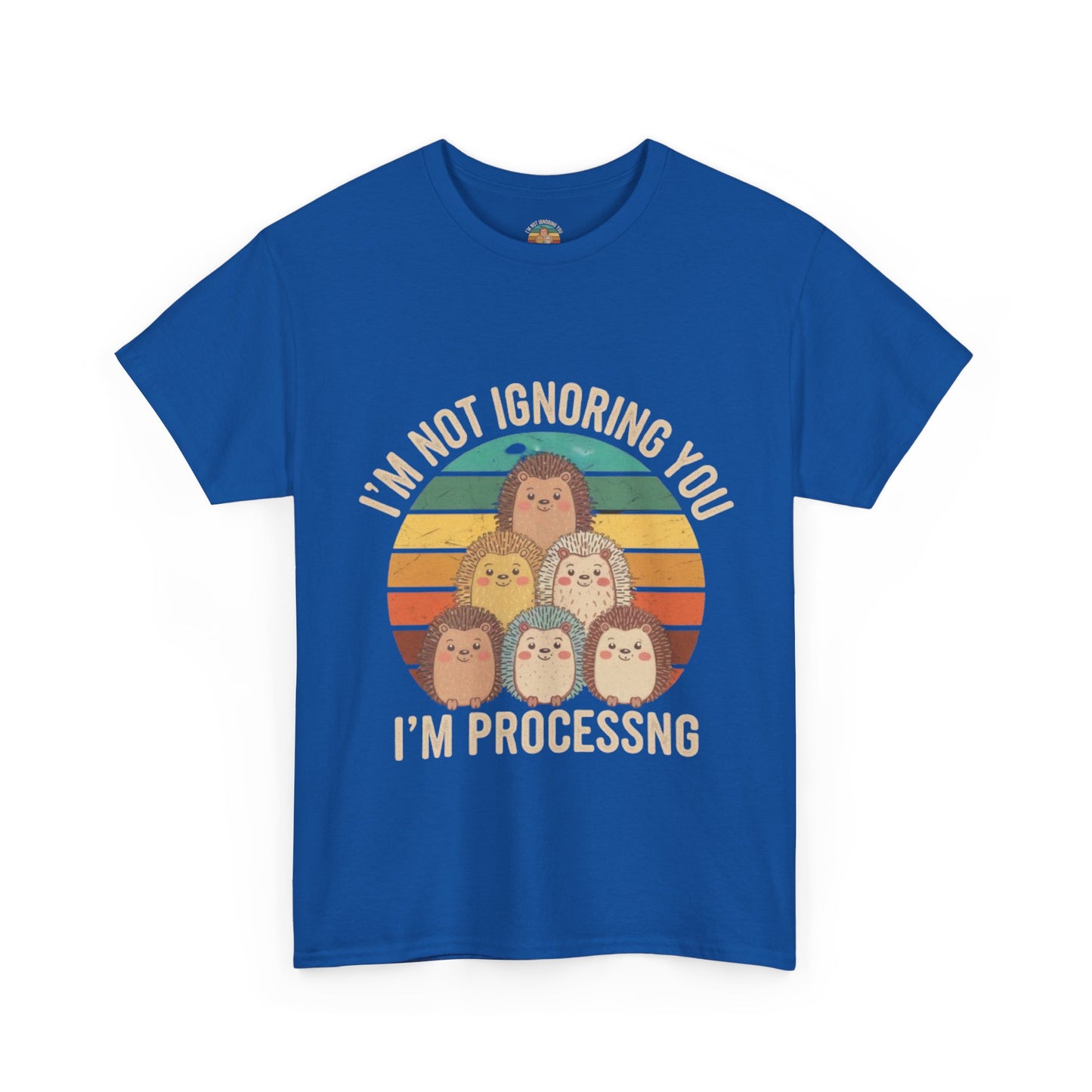 Funny Psychology Unisex Tee - 'I'm Not Ignoring You, I'm Processing'