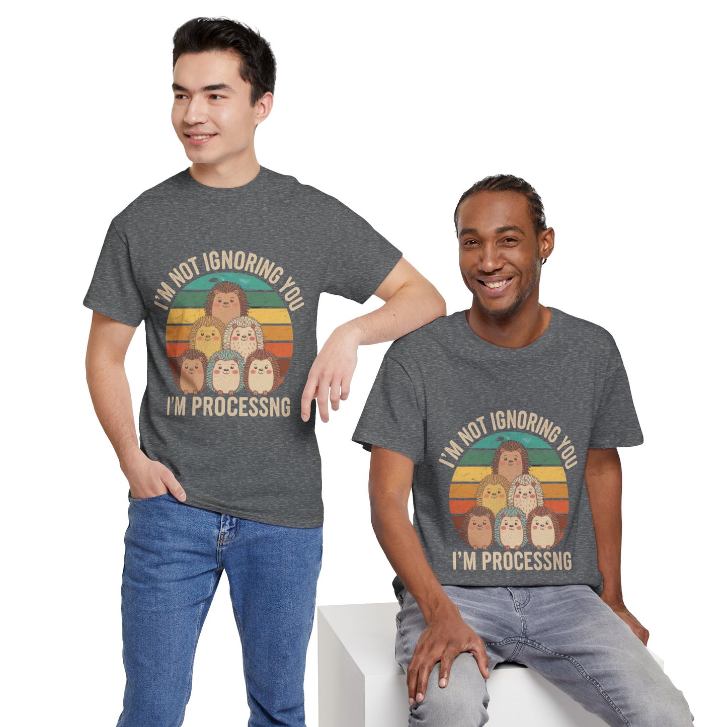 Funny Psychology Unisex Tee - 'I'm Not Ignoring You, I'm Processing'
