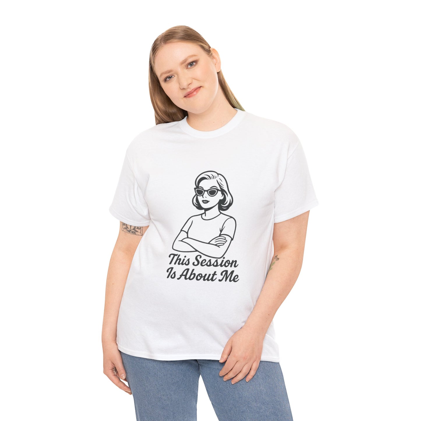 Empowered Statement Tee - This Session Is About Me