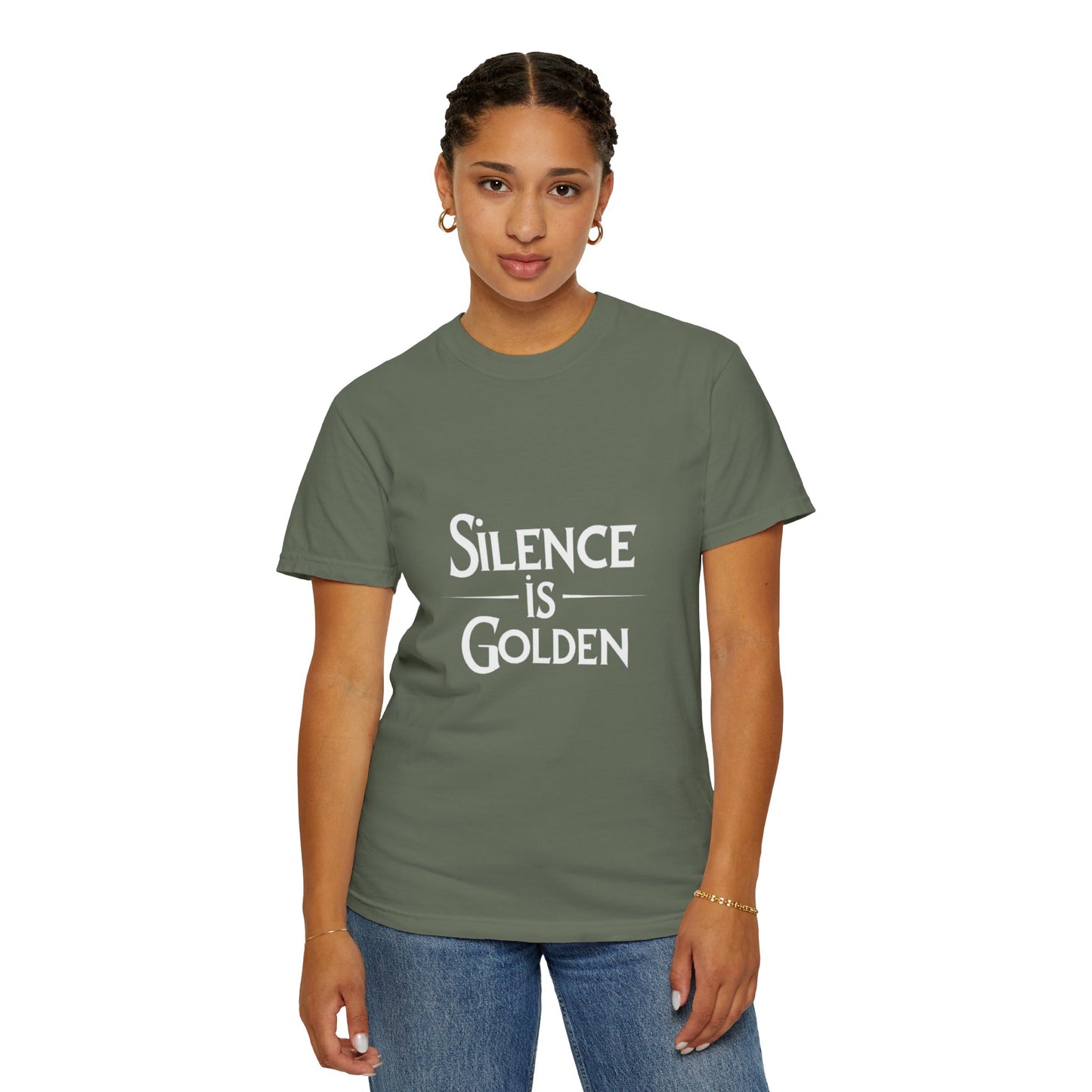 Unisex Garment-Dyed T-Shirt | Silence is Golden