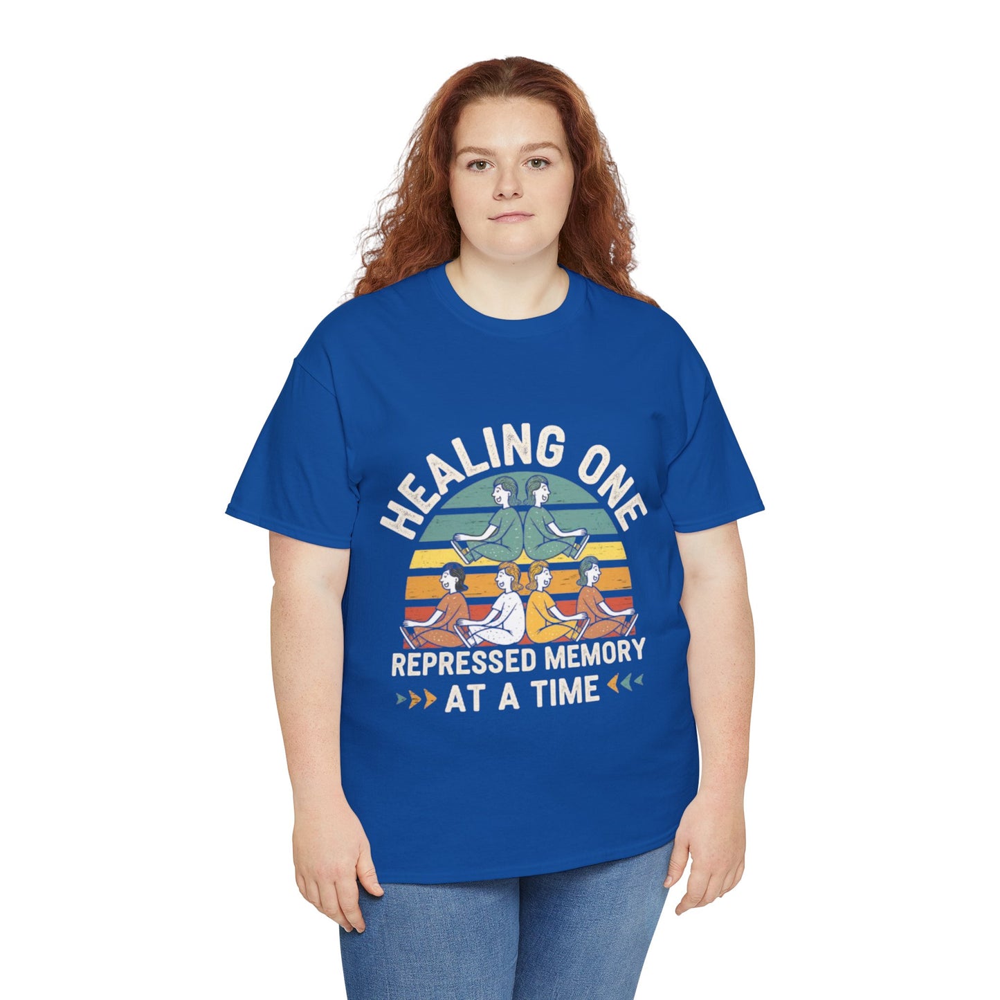 Unisex Heavy Cotton Tee -Healing repressed memories one at a time