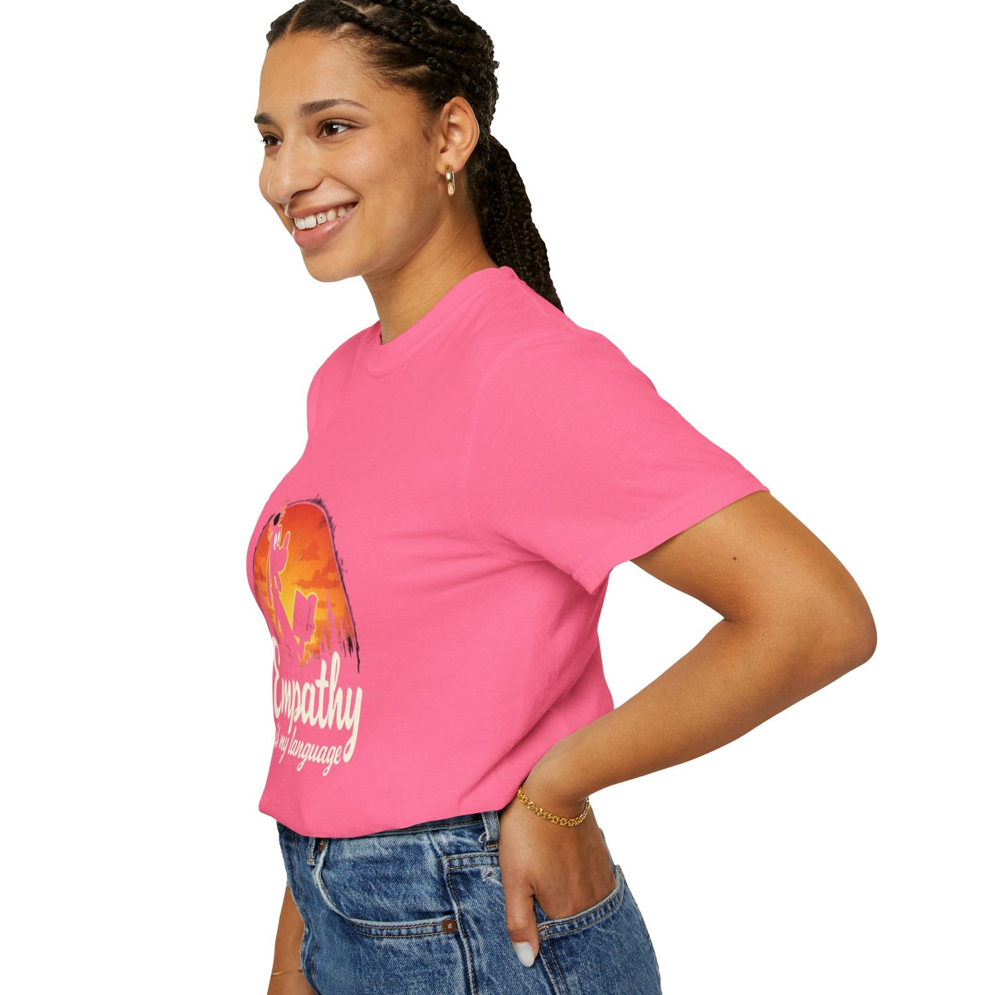 Unisex Garment-Dyed Tee -Empathy is My Language