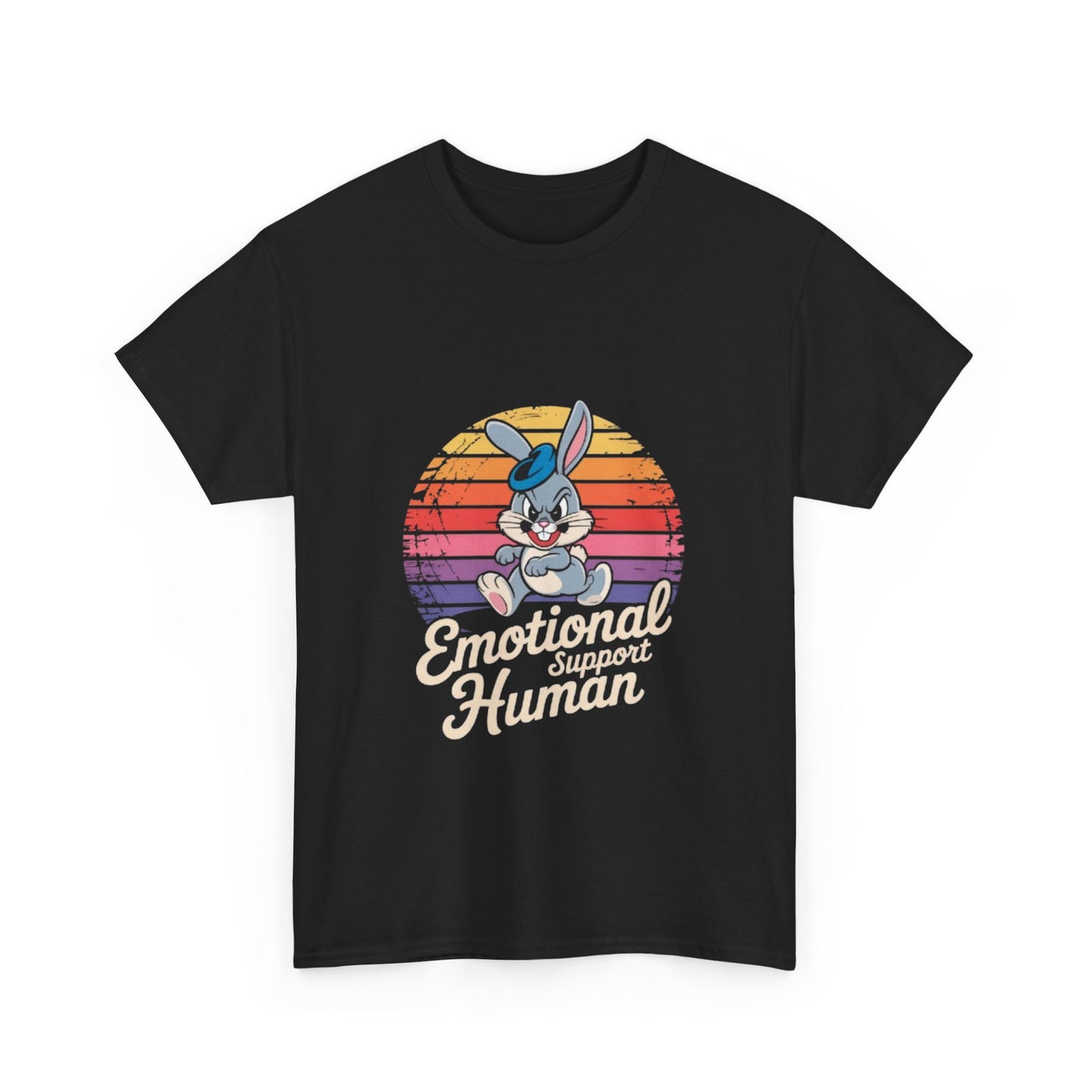 Unisex Heavy Cotton T-Shirt -Emotional Support Human Tee