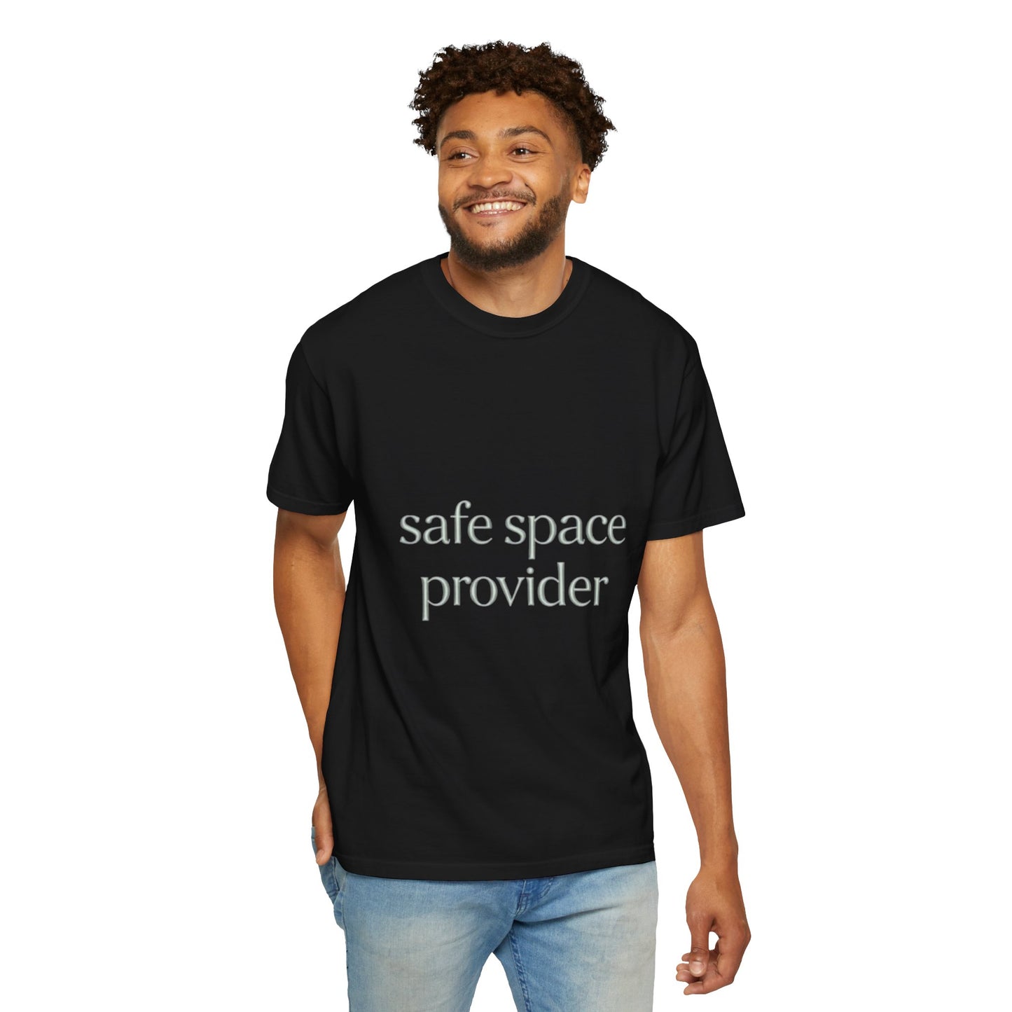 Unisex Garment-Dyed T-shirt -Safe Space Provider