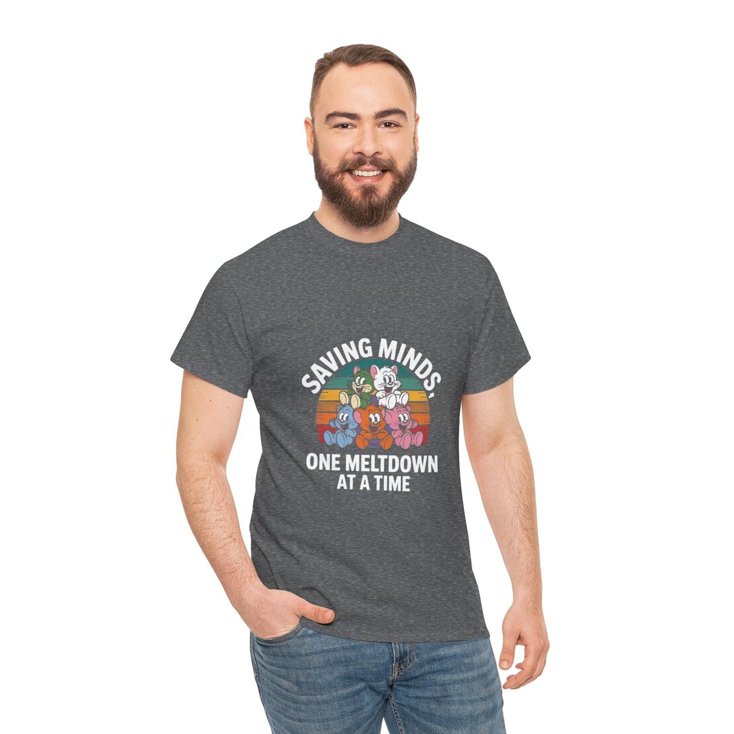 Unisex Heavy Cotton Tee - Saving Minds