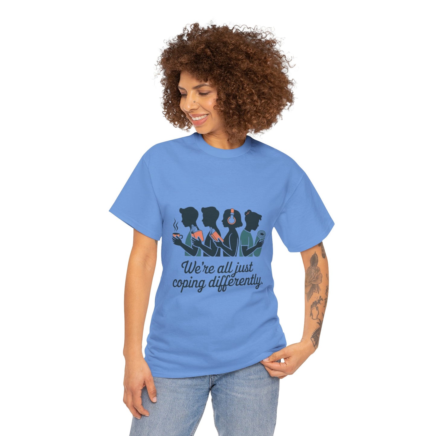 Coping Together Unisex Tee - Mental Health Awareness Apparel