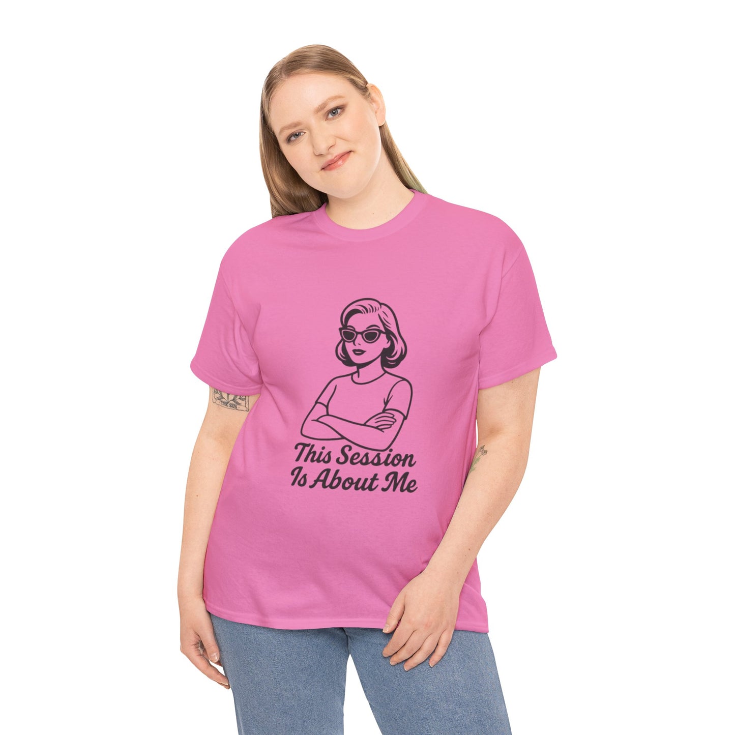 Empowered Statement Tee - This Session Is About Me