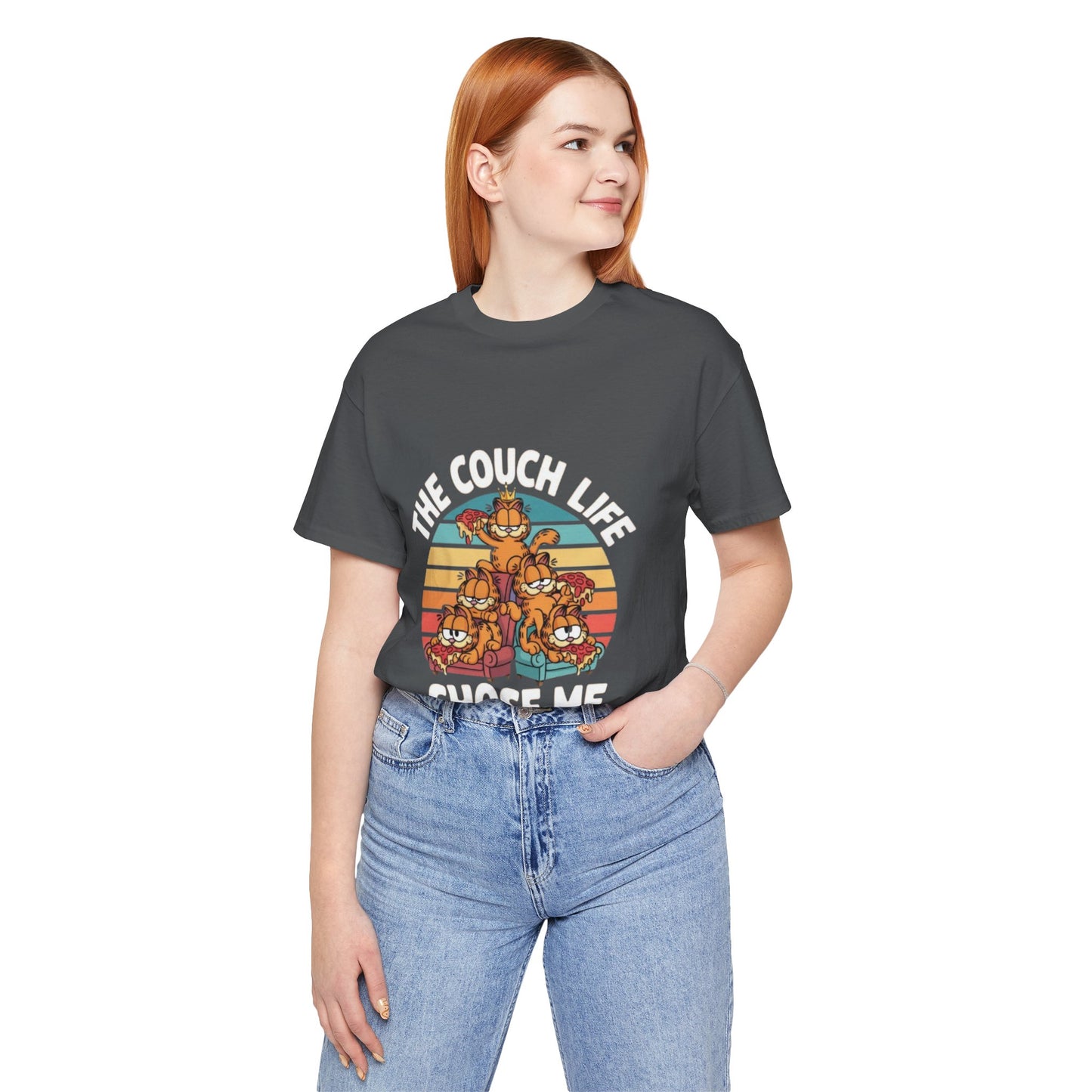 Vintage Unisex Tee - The Couch Life Chose Me
