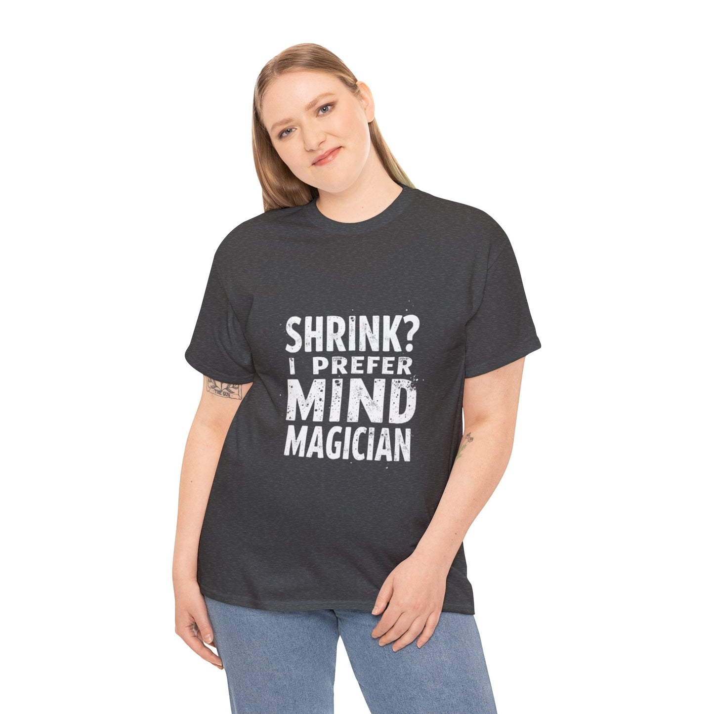 Unisex Heavy Cotton Tee -Mind Reading