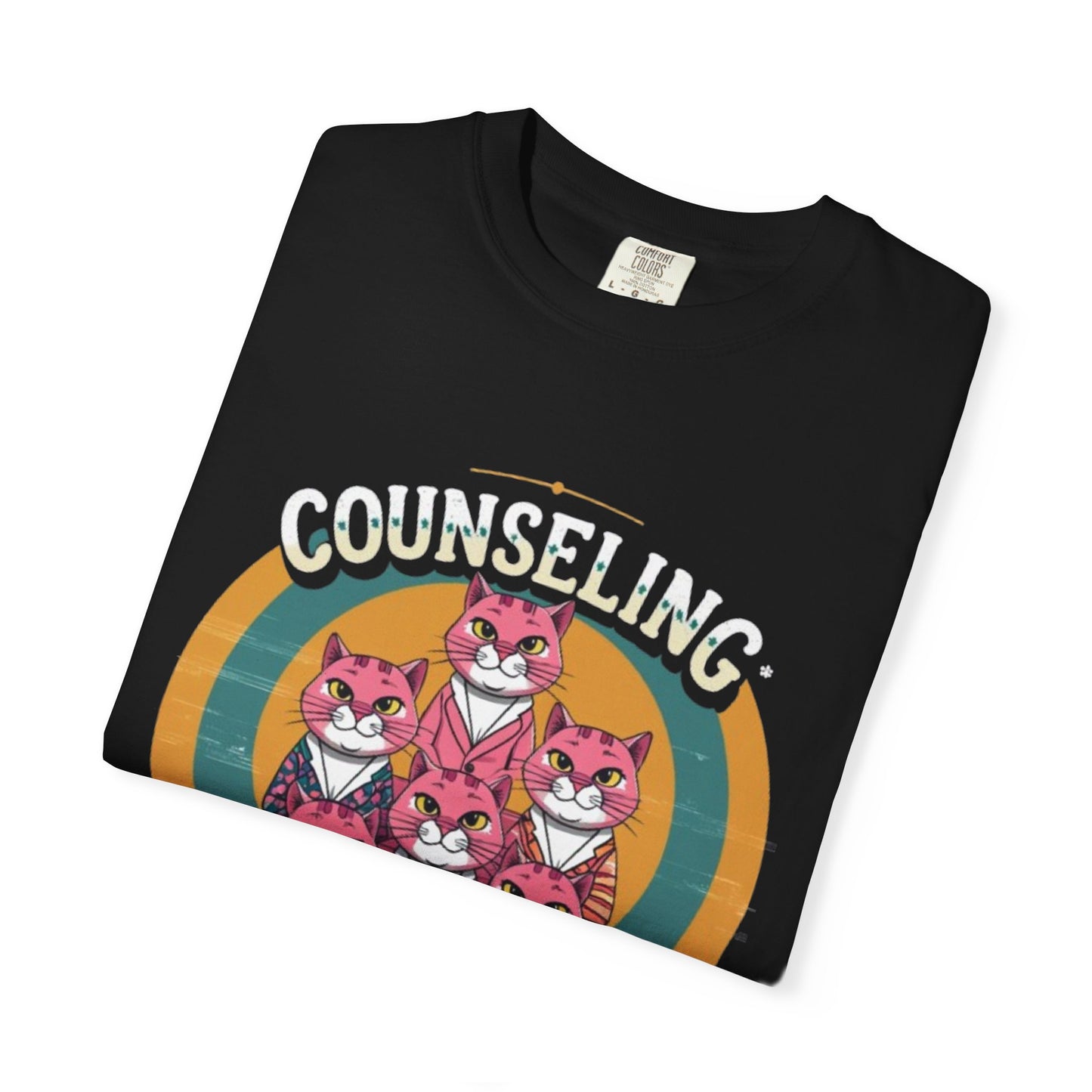 Unisex Garment-Dyed T-Shirt -Counseling Cats