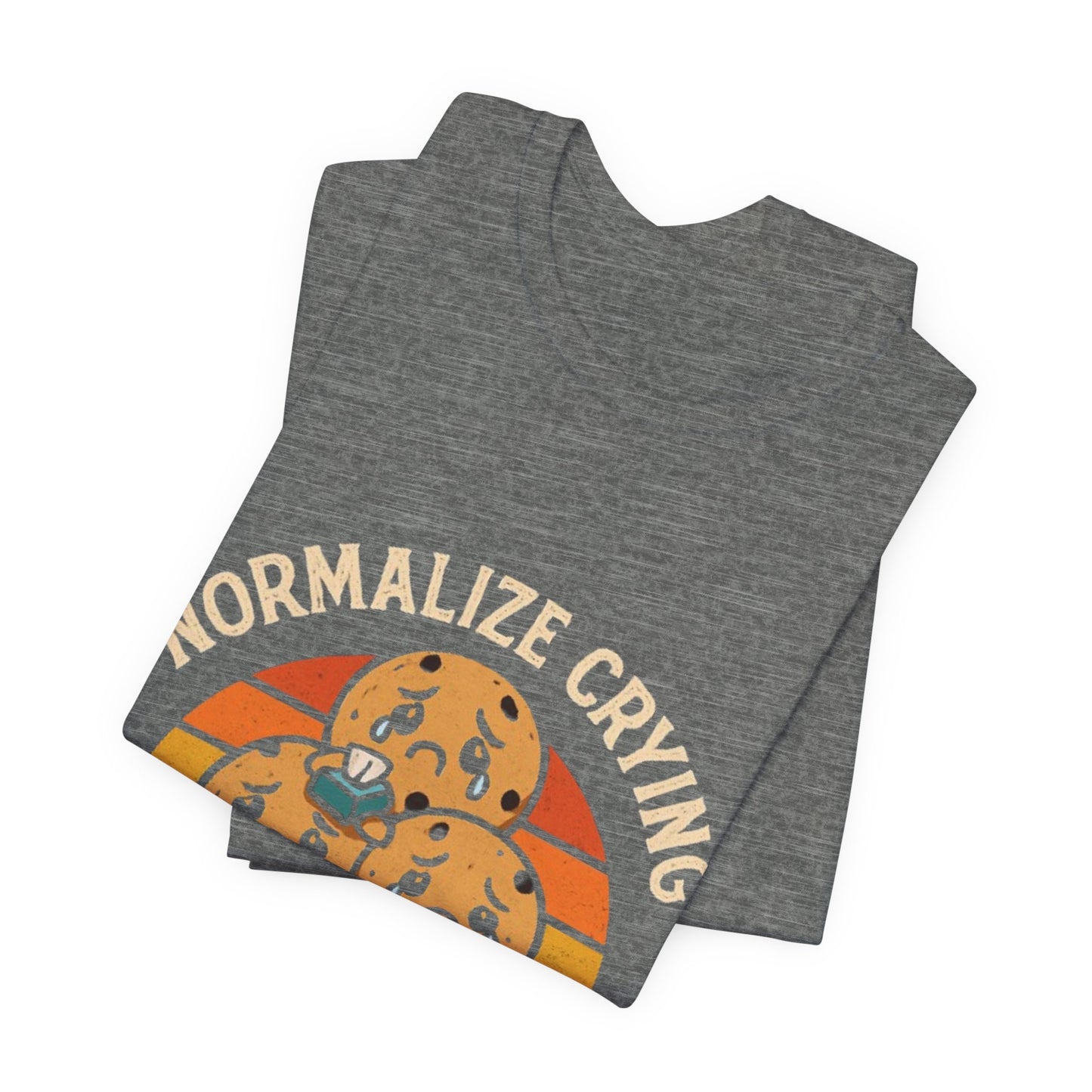 Normalize Crying Unisex Tee - Fun Snack Aisle Shirt, Counselor Humour