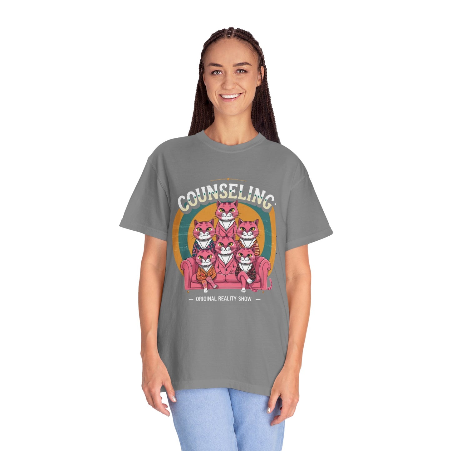 Unisex Garment-Dyed T-Shirt -Counseling Cats