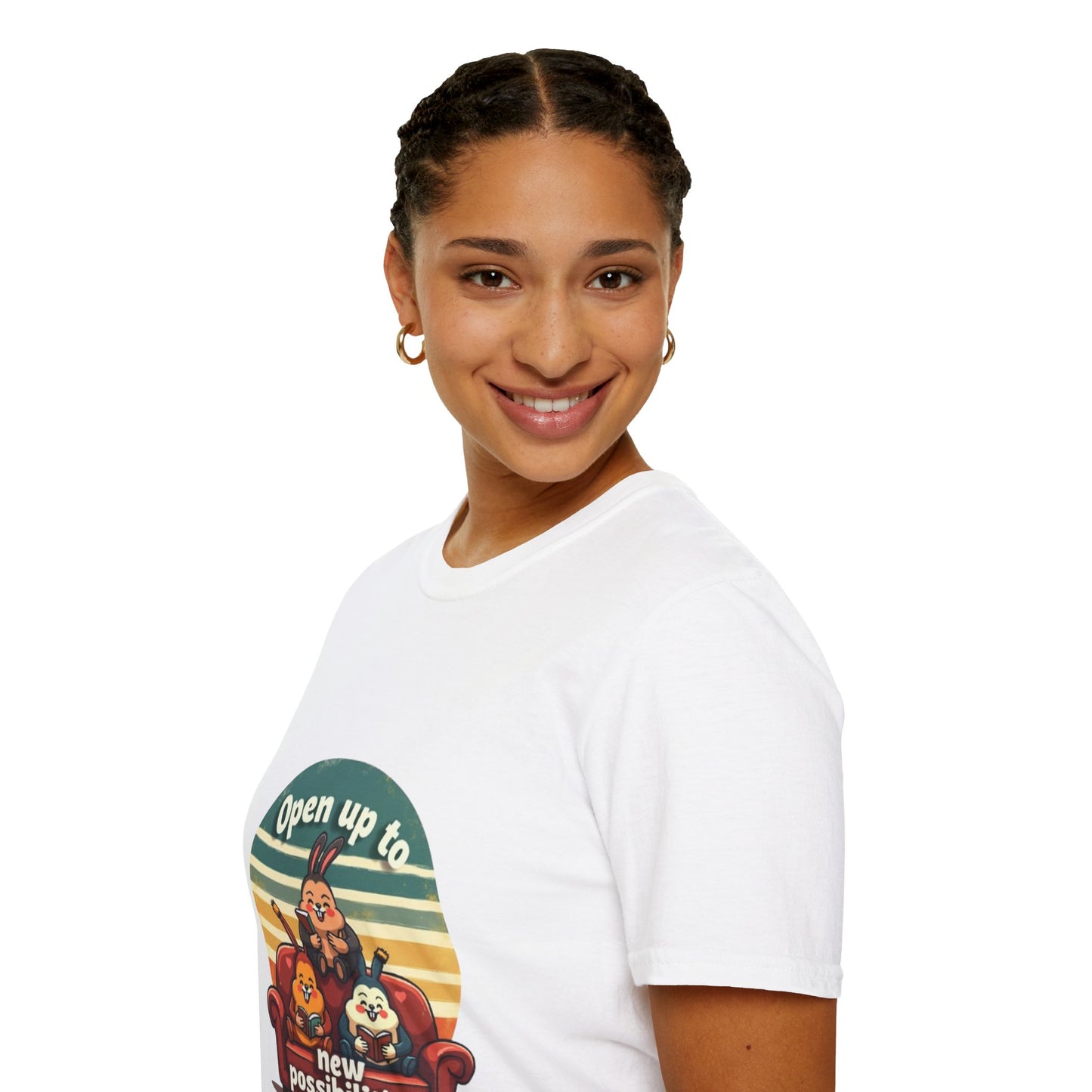 Motivational T-Shirt - Open Up to New Possibilities