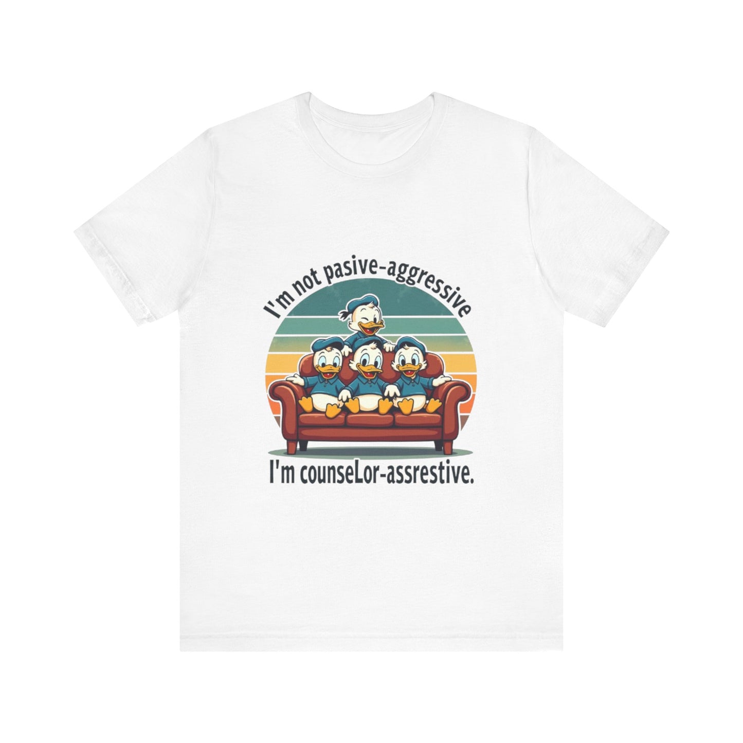 Unisex Jersey Short Sleeve T-Shirt -Funny Counsel-Assertive Tee